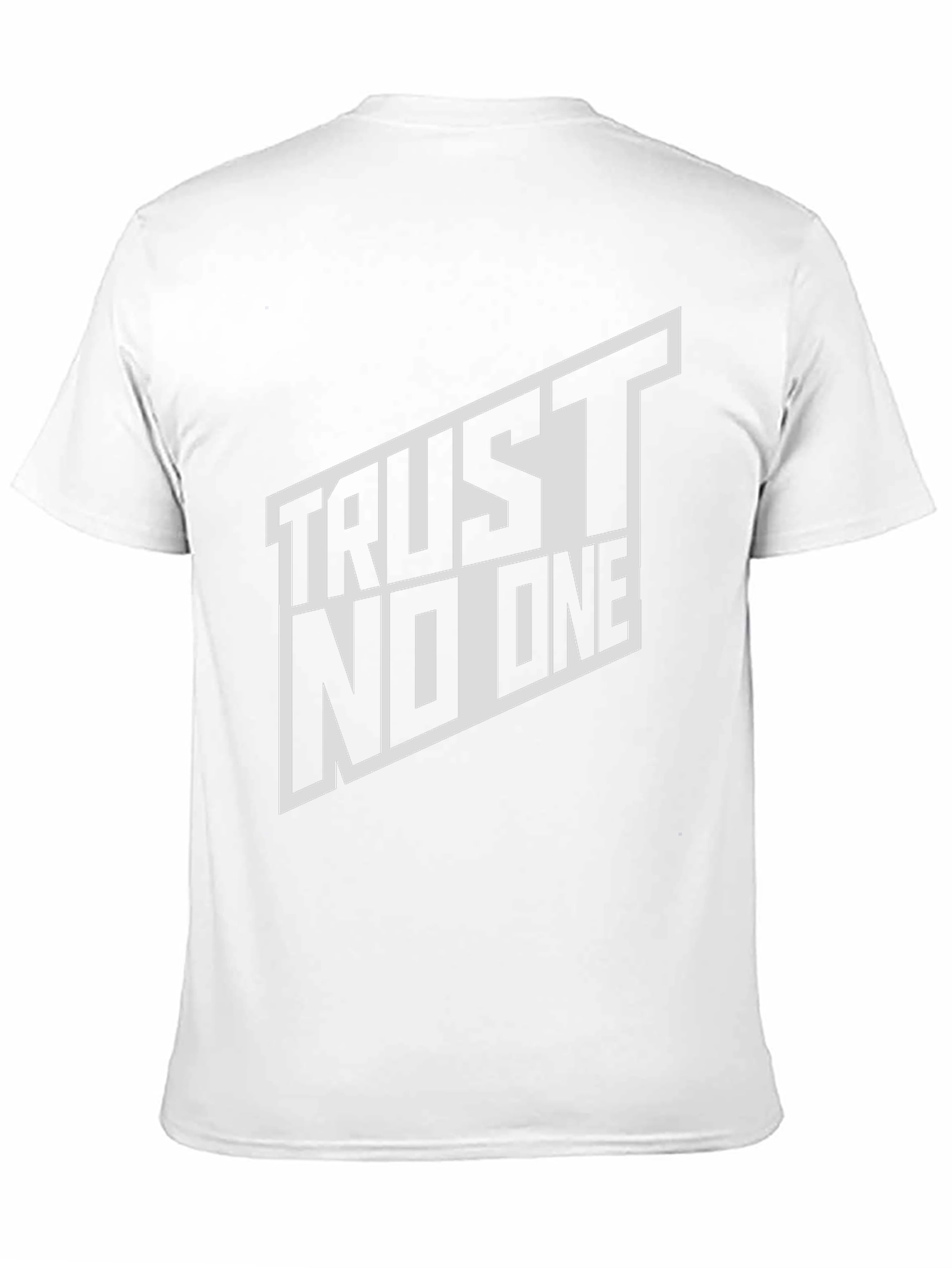 Trust No One Graphic Tee - Black