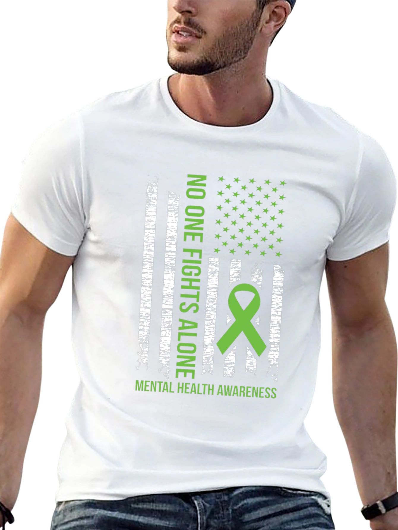 Mental Health Awareness Flag T-Shirt