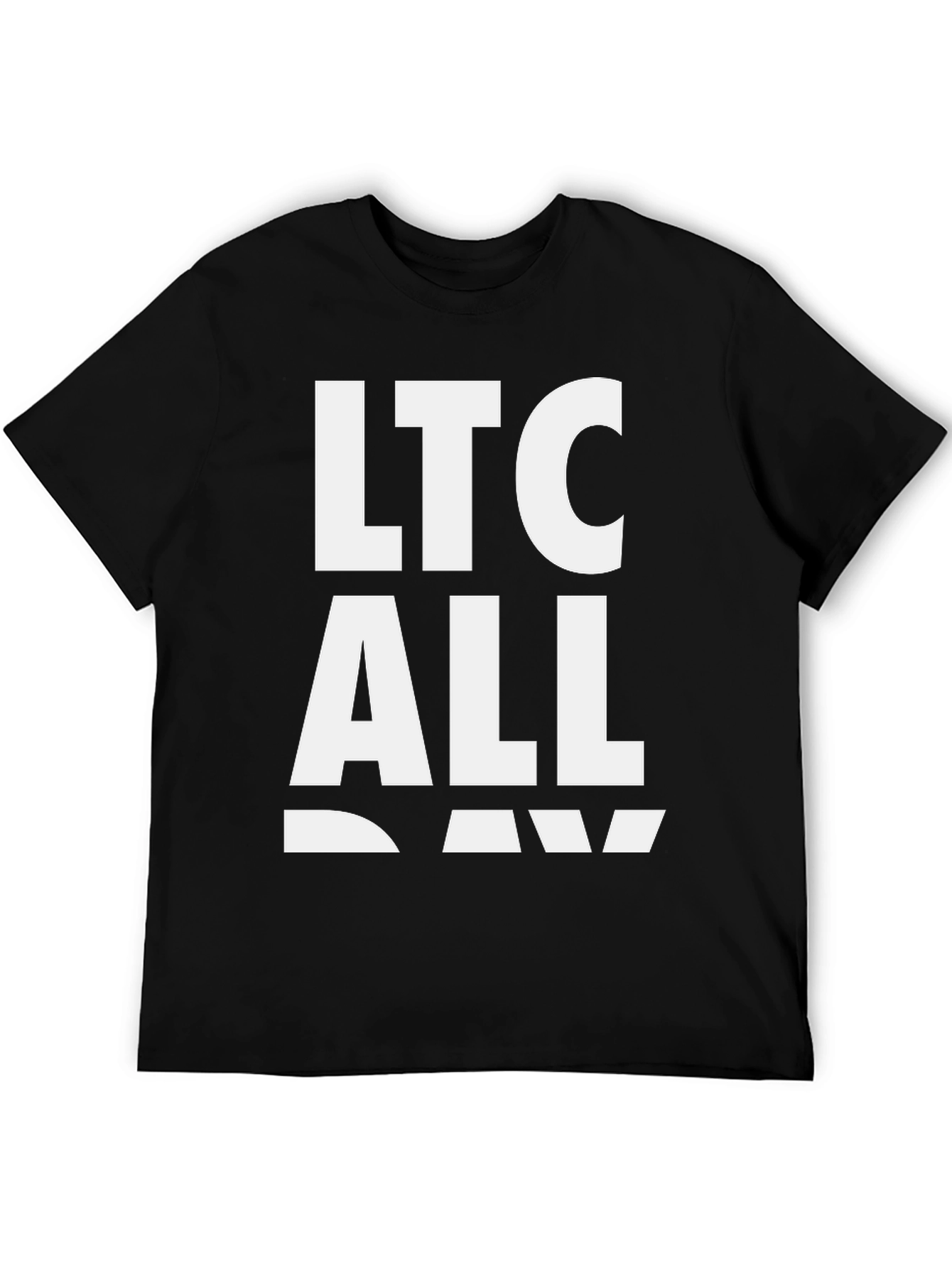 LTC All Day Graphic Tee - Crypto Enthusiast