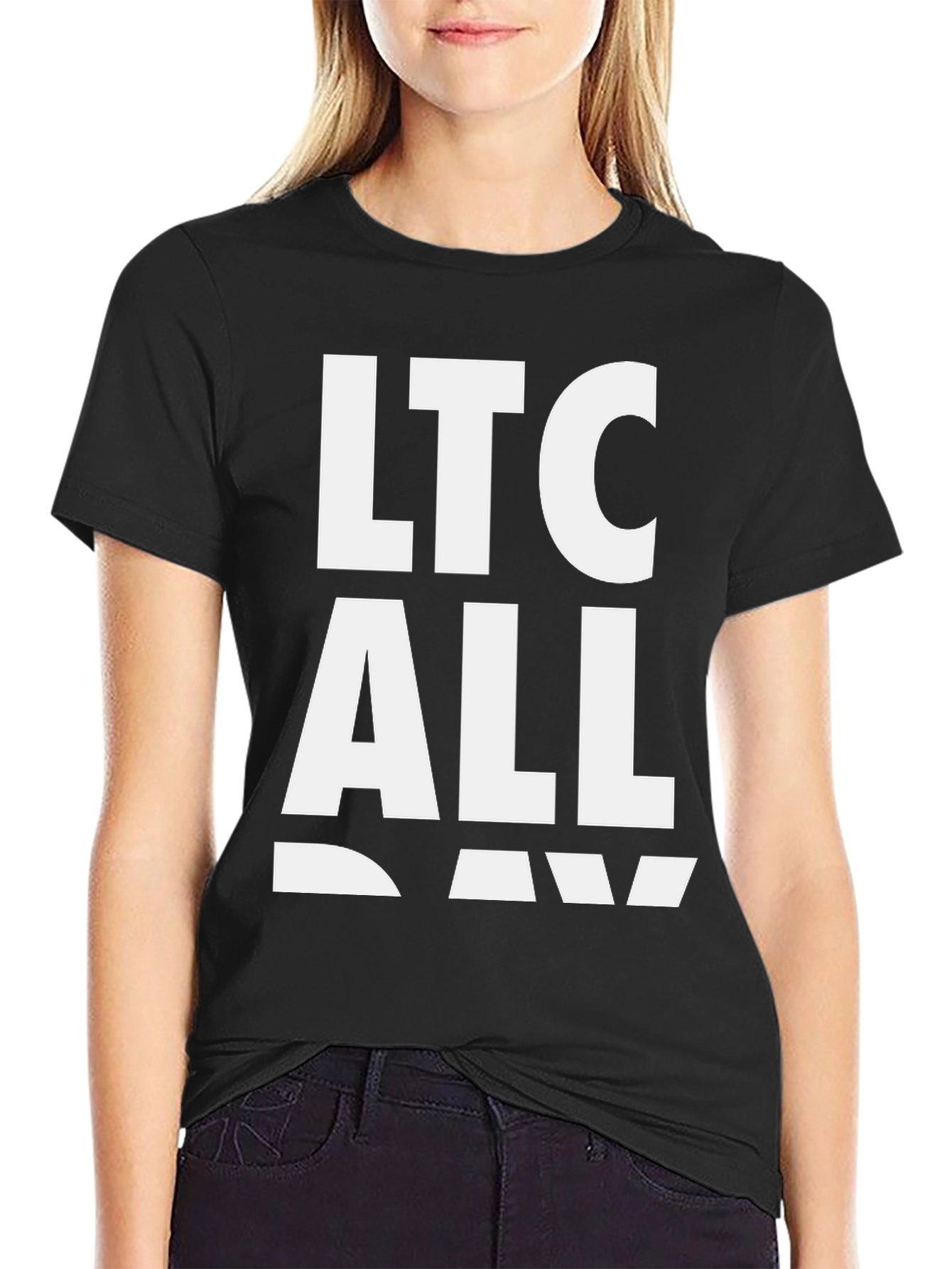 LTC All Day Graphic Tee - Crypto Enthusiast