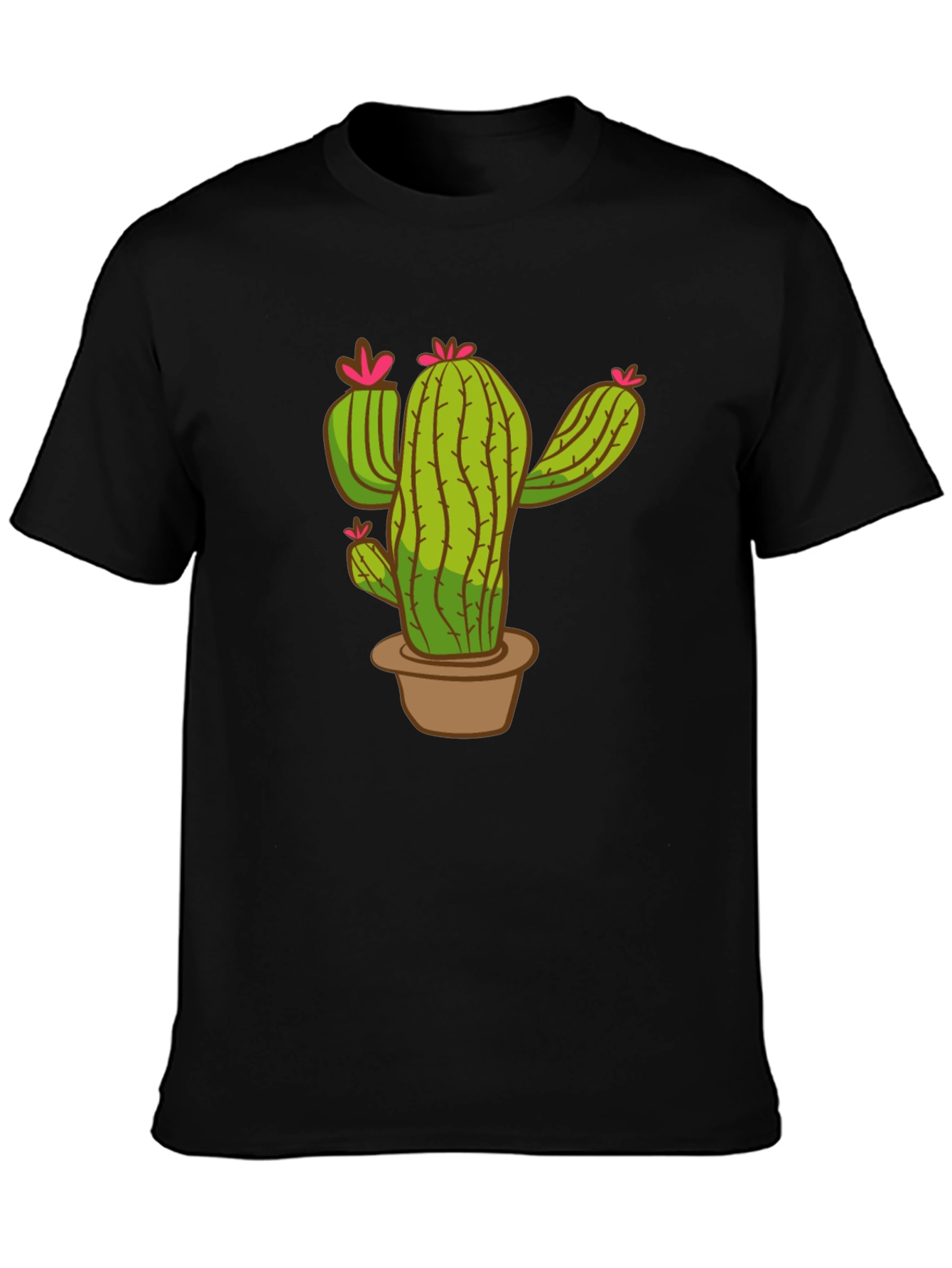 Cactus Graphic T-Shirt - Unisex Crew Neck Tee