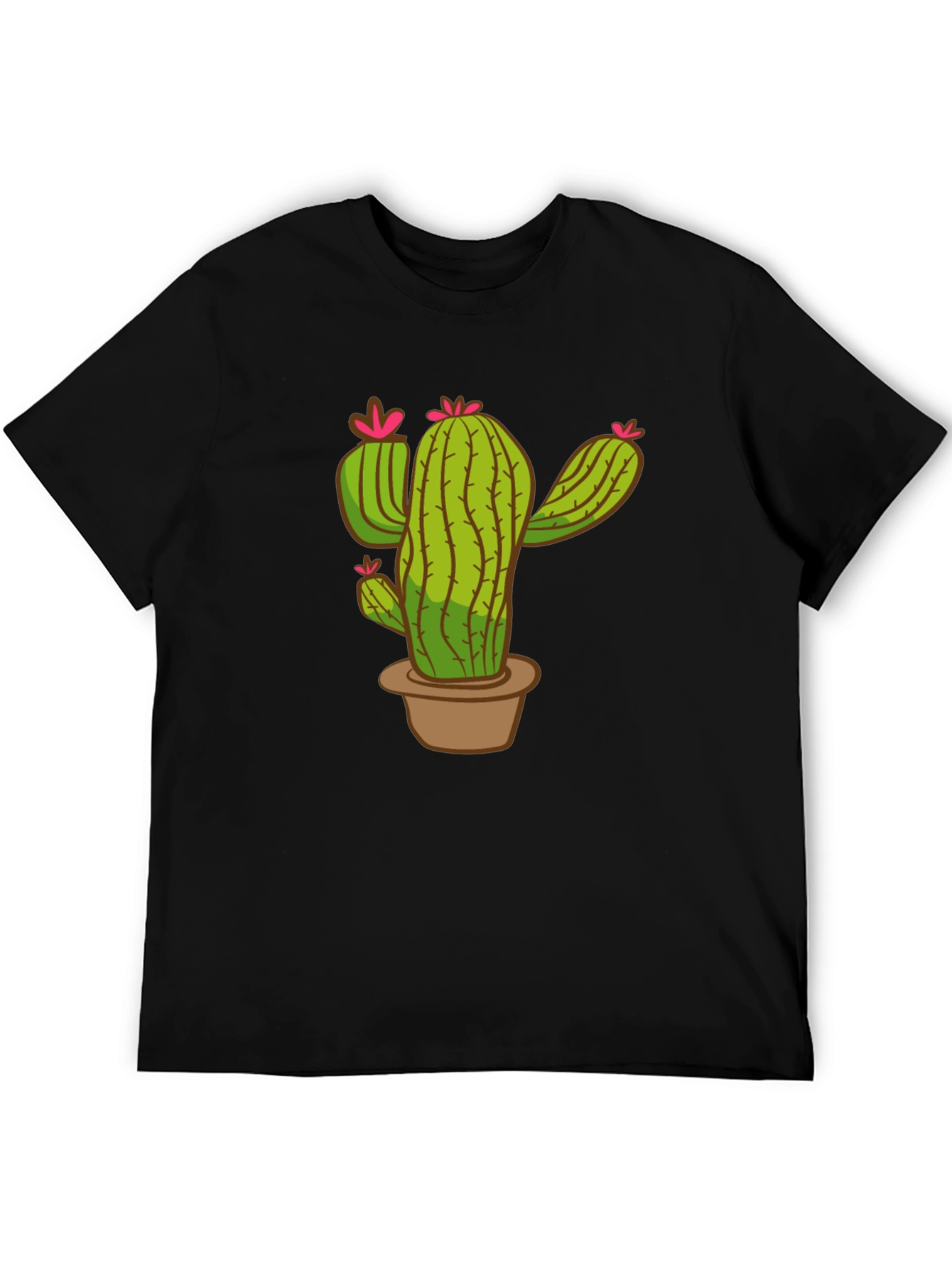 Cactus Graphic T-Shirt - Unisex Crew Neck Tee