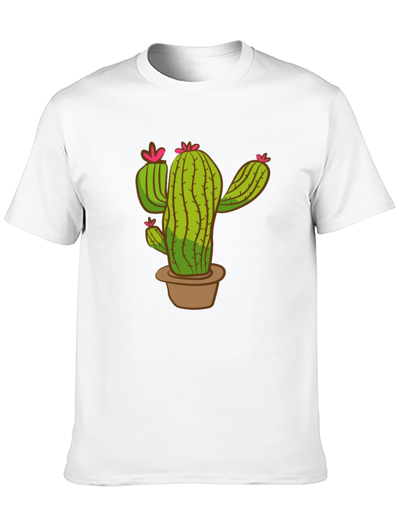 Cactus Graphic T-Shirt - Unisex Crew Neck Tee