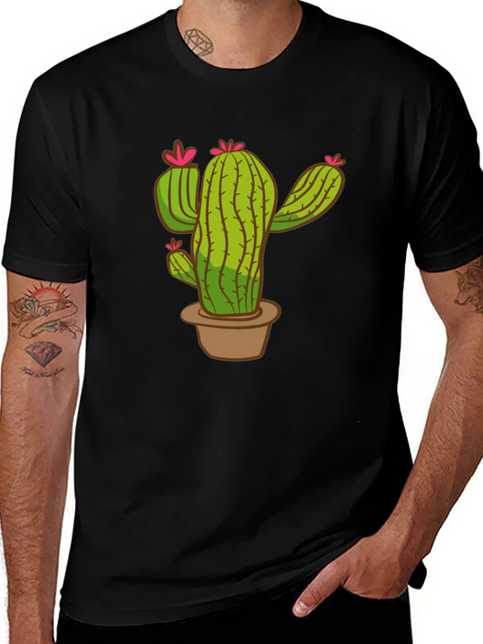 Cactus Graphic T-Shirt - Unisex Crew Neck Tee