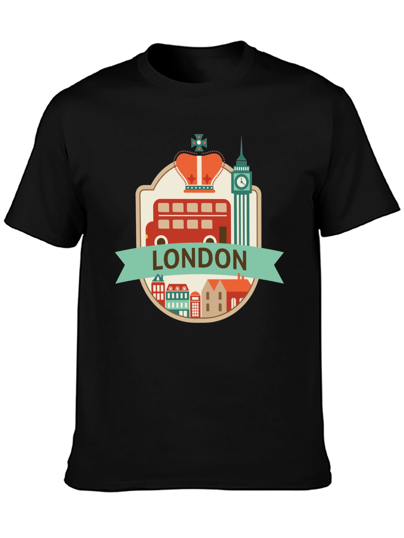 London T-Shirt Black Graphic Tee