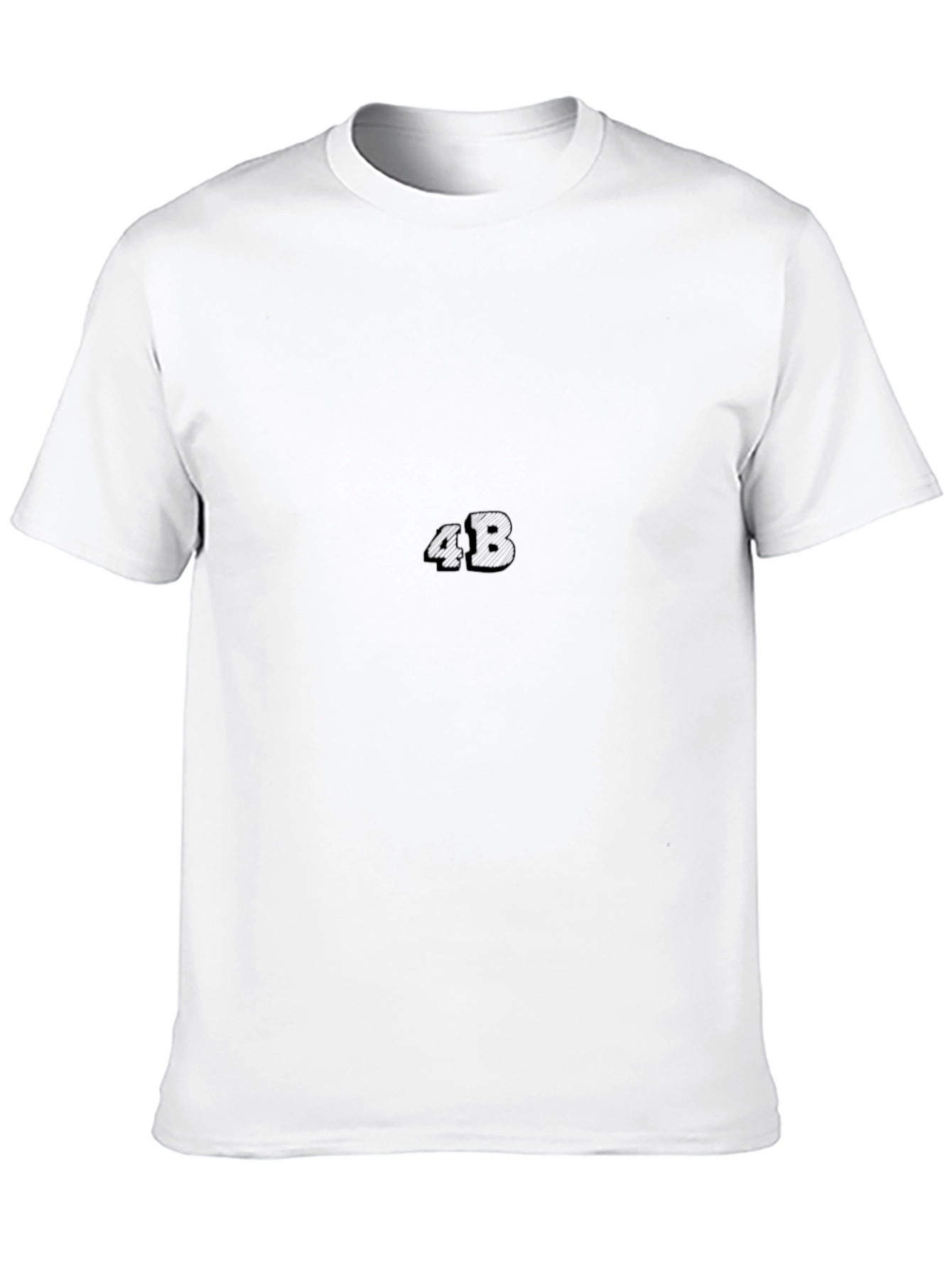 Mens Black Graphic Tee - 4B