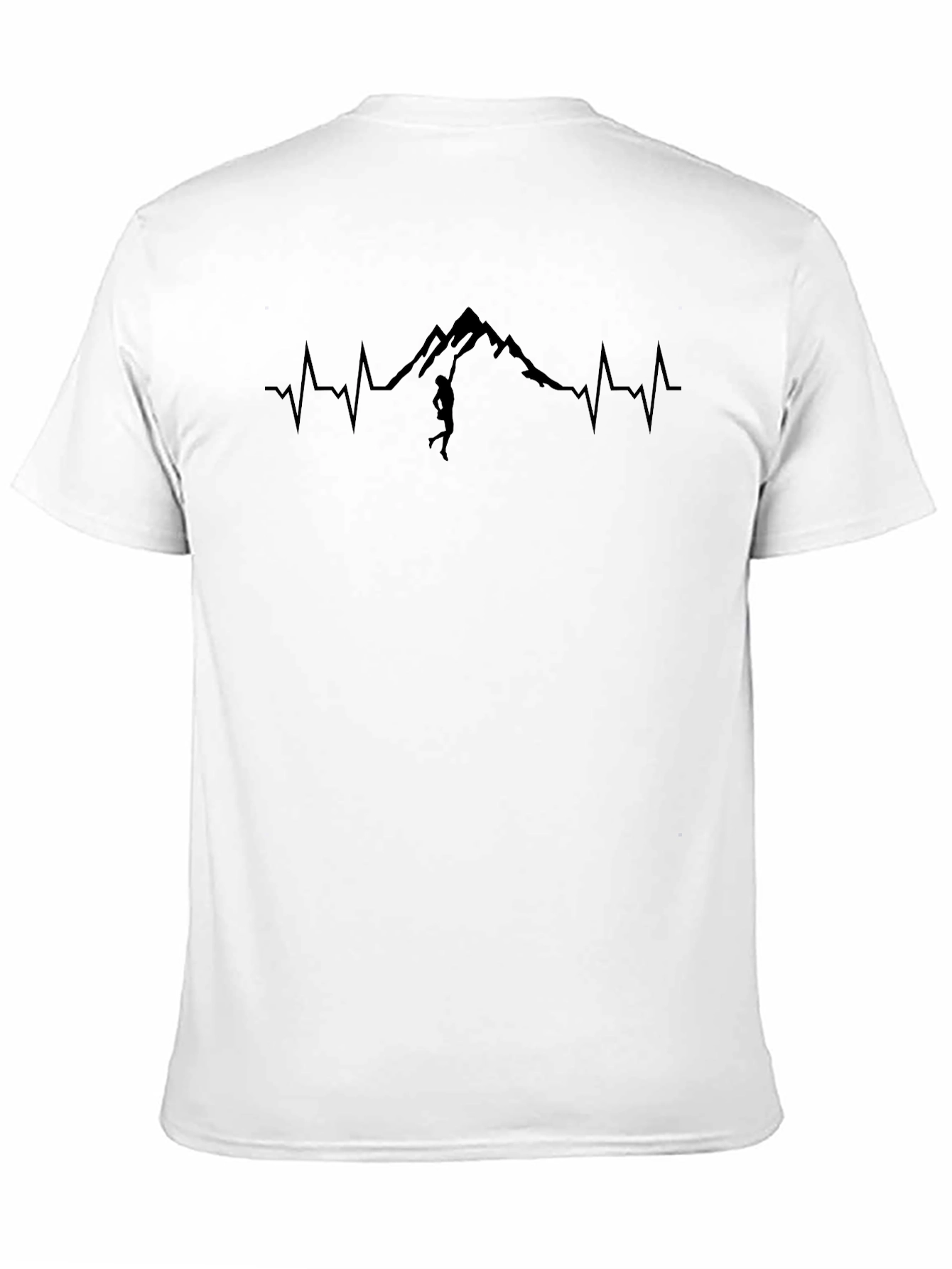 Heartbeat Mountain Climber T-Shirt - Adventure Ready!