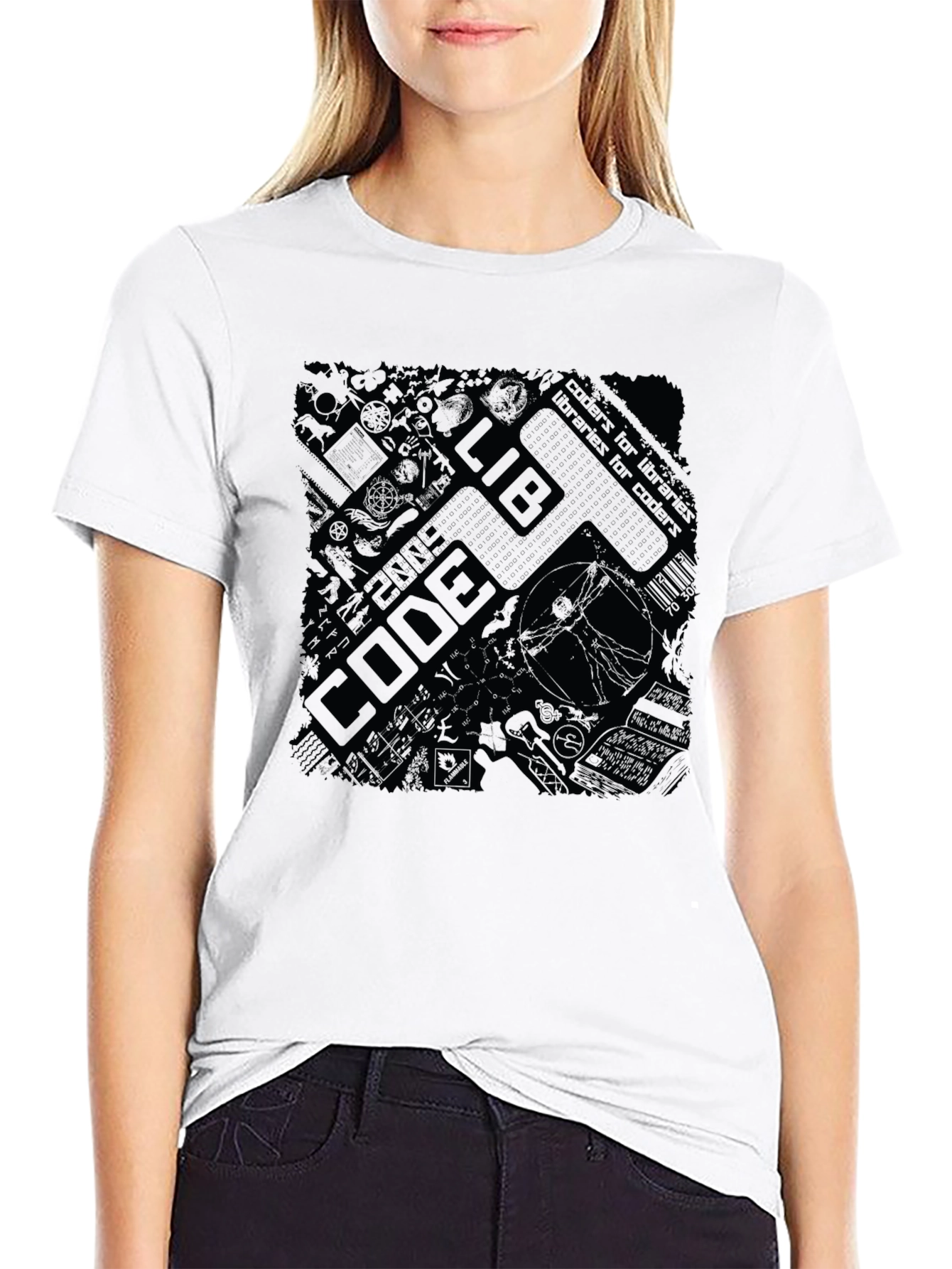 Code Lib 2009 Black T-Shirt