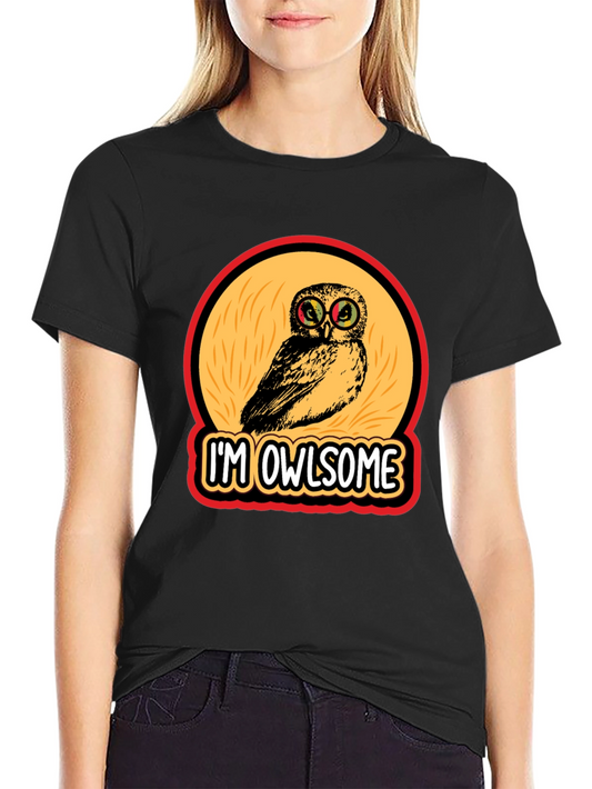 Im Owlsome Graphic Print Tee