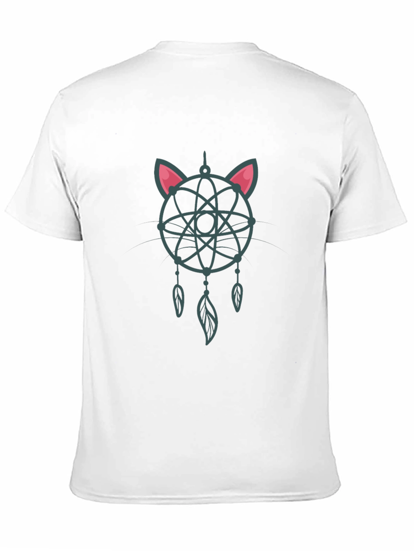 Dreamcatcher Cat Atom T-Shirt - Unique Design