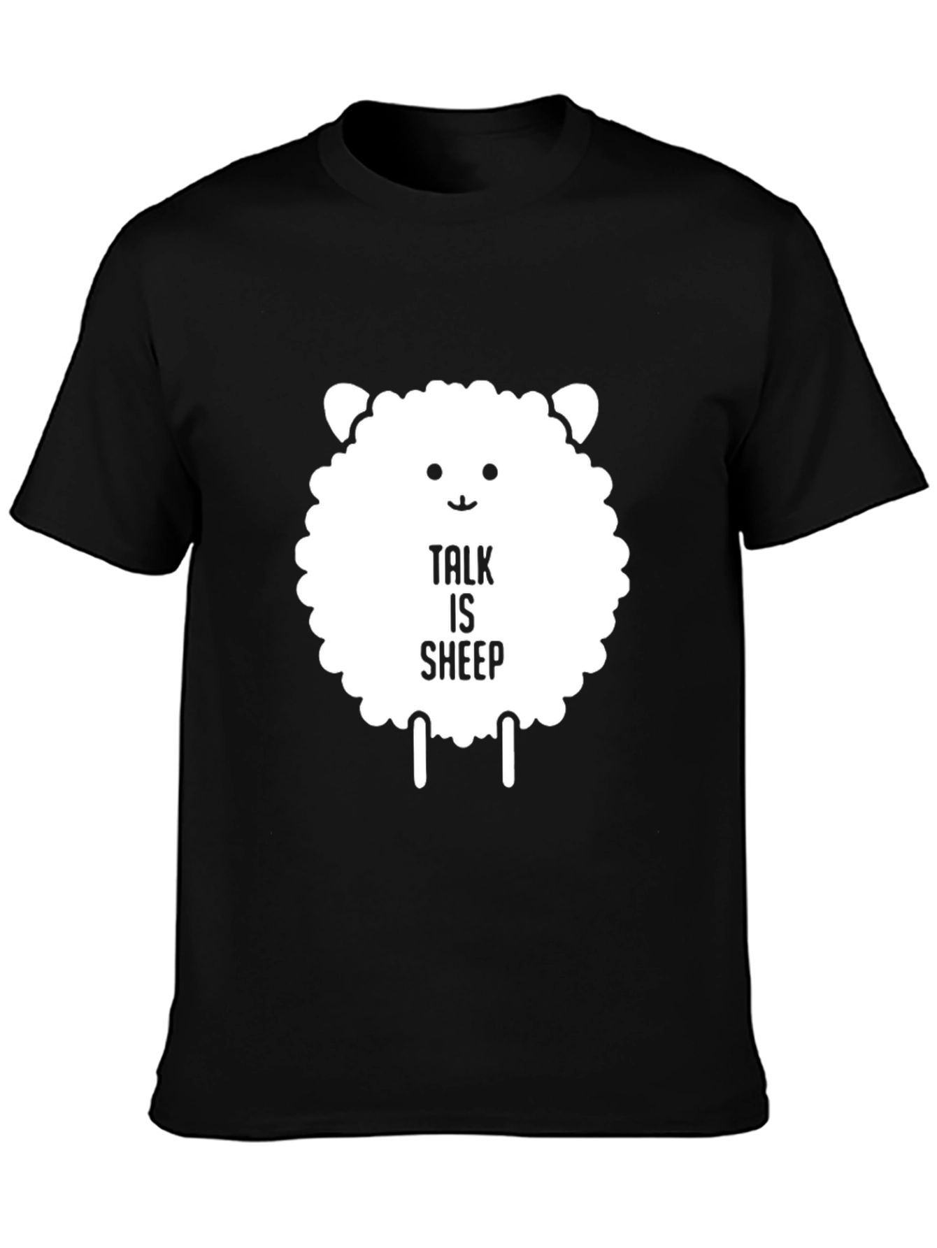Talk is Sheep T-Shirt - Funny Sheep Pun Tee