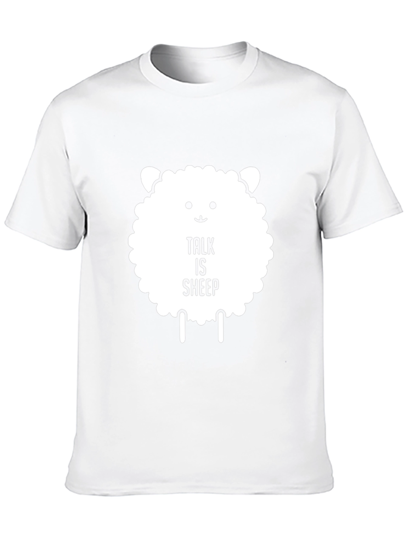 Talk is Sheep T-Shirt - Funny Sheep Pun Tee