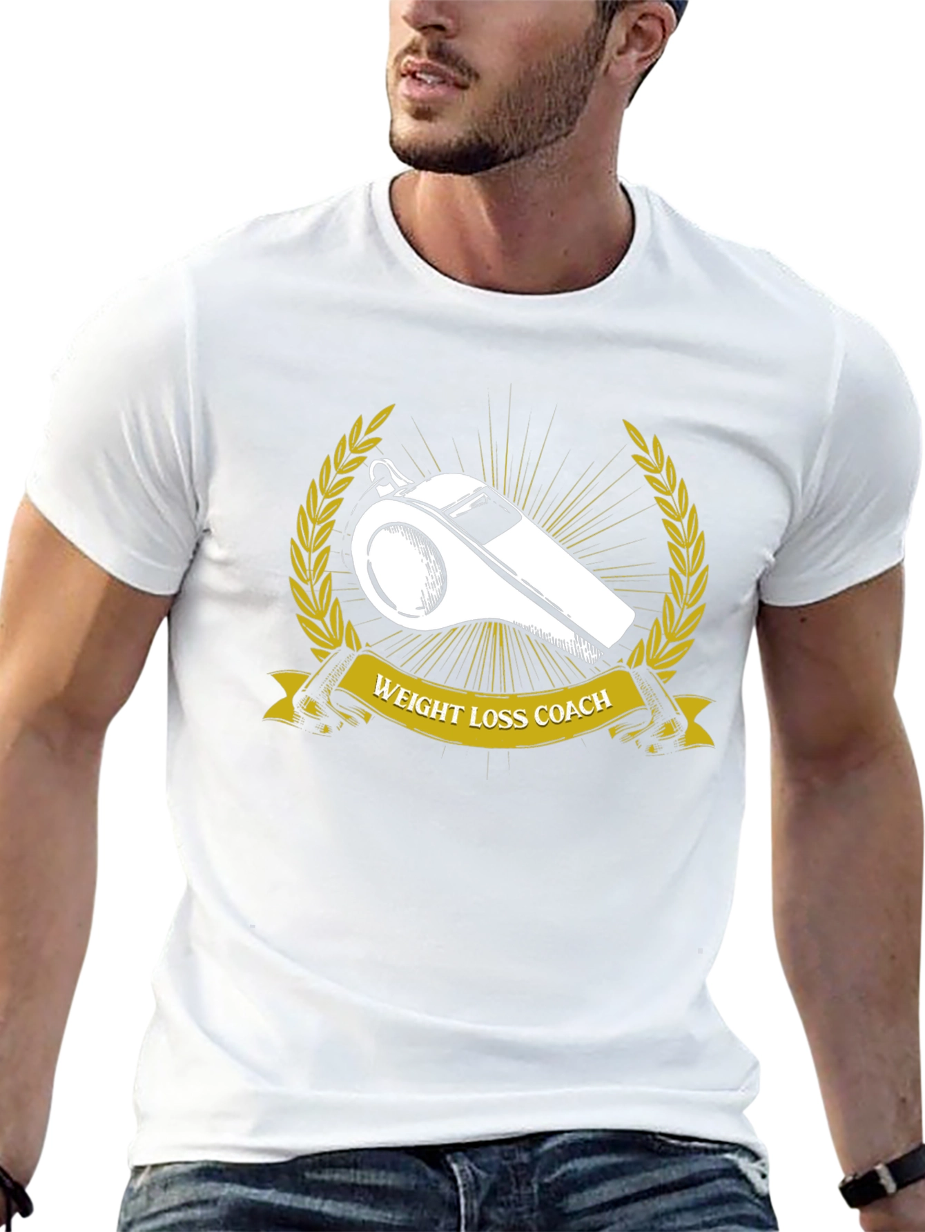 Weight Loss Coach Whistle Graphic Tee