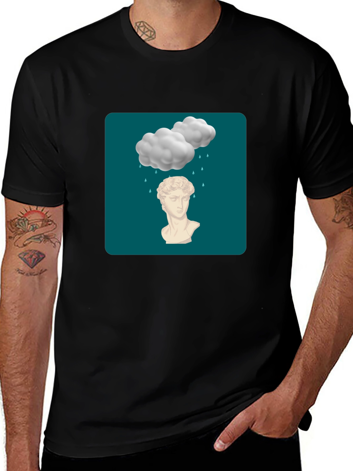 Thoughtful T-Shirt: Bust in the Rain Graphic Tee