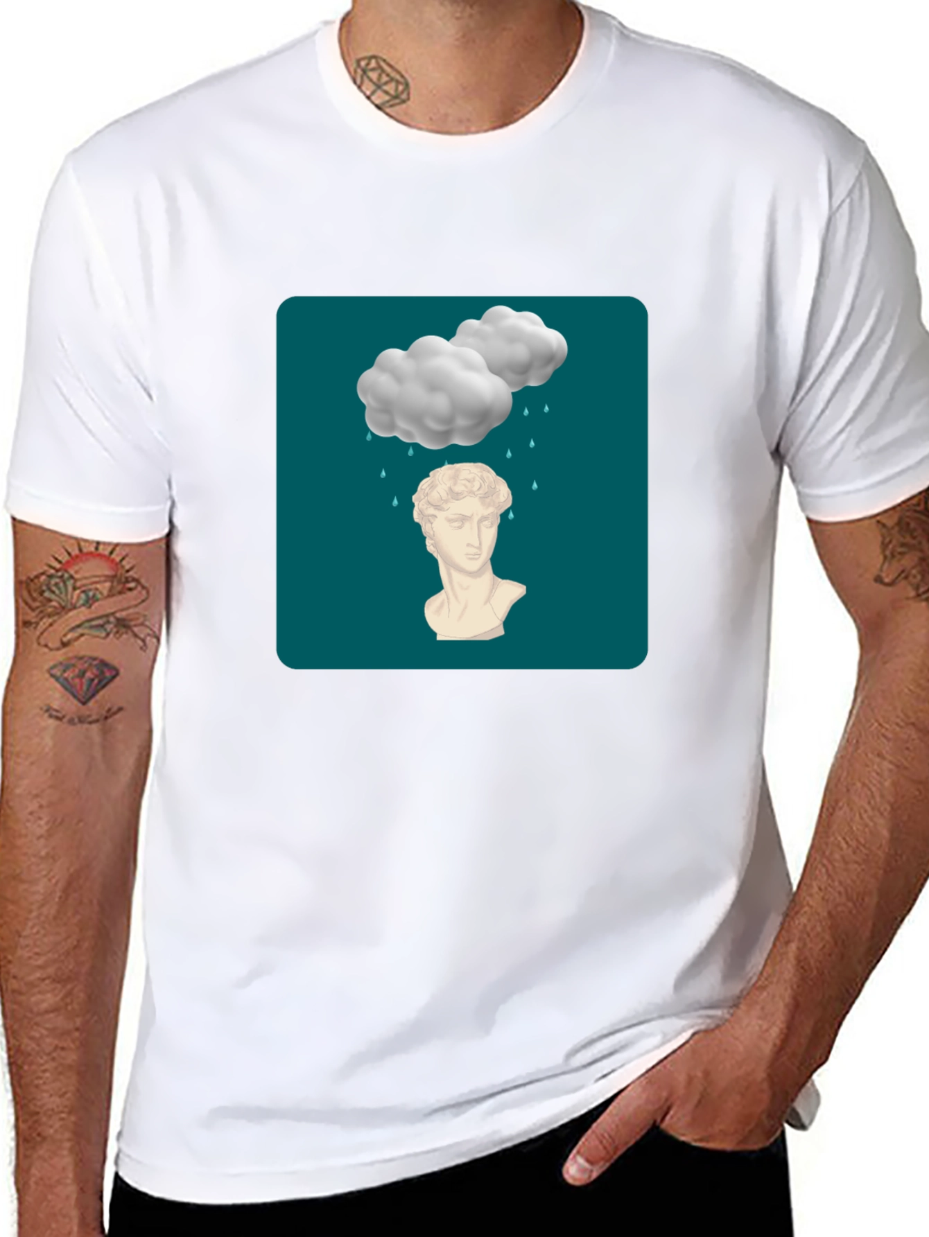 Thoughtful T-Shirt: Bust in the Rain Graphic Tee