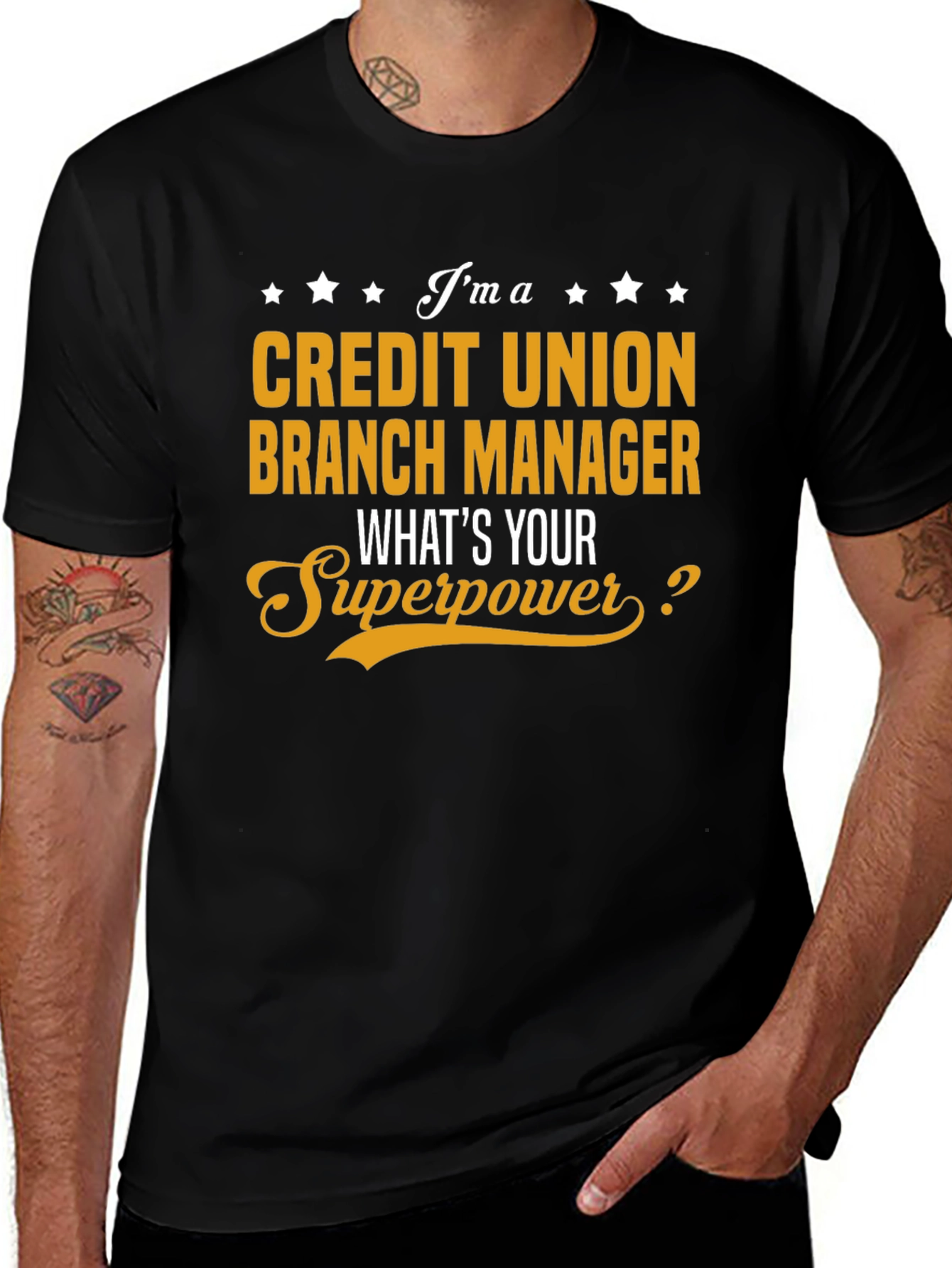Credit Union Branch Manager Superpower T-Shirt