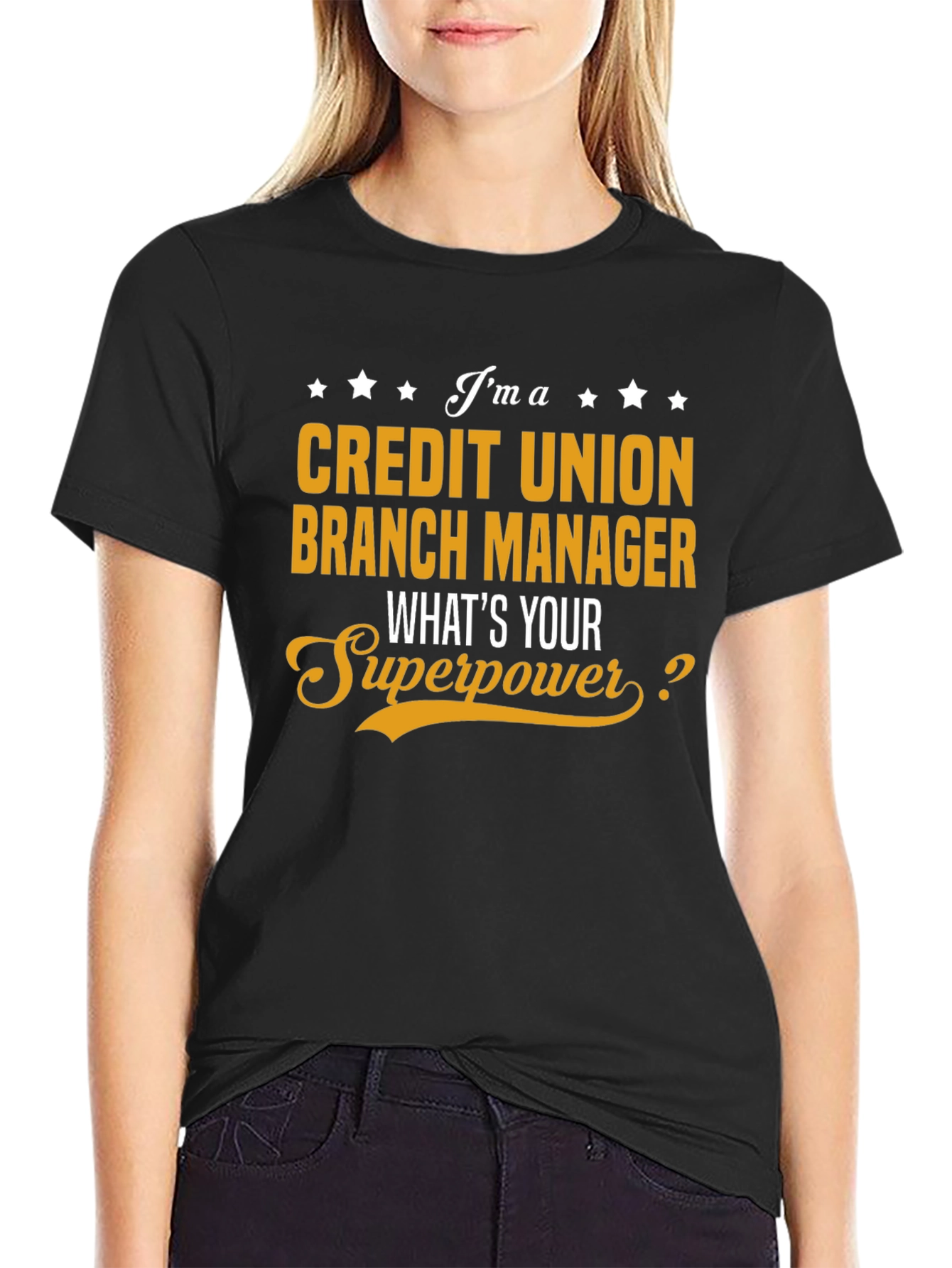 Credit Union Branch Manager Superpower T-Shirt