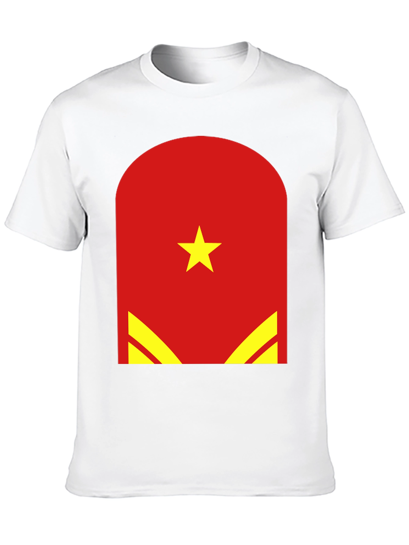 Vietnam Flag Graphic Tee - Black Cotton T-Shirt