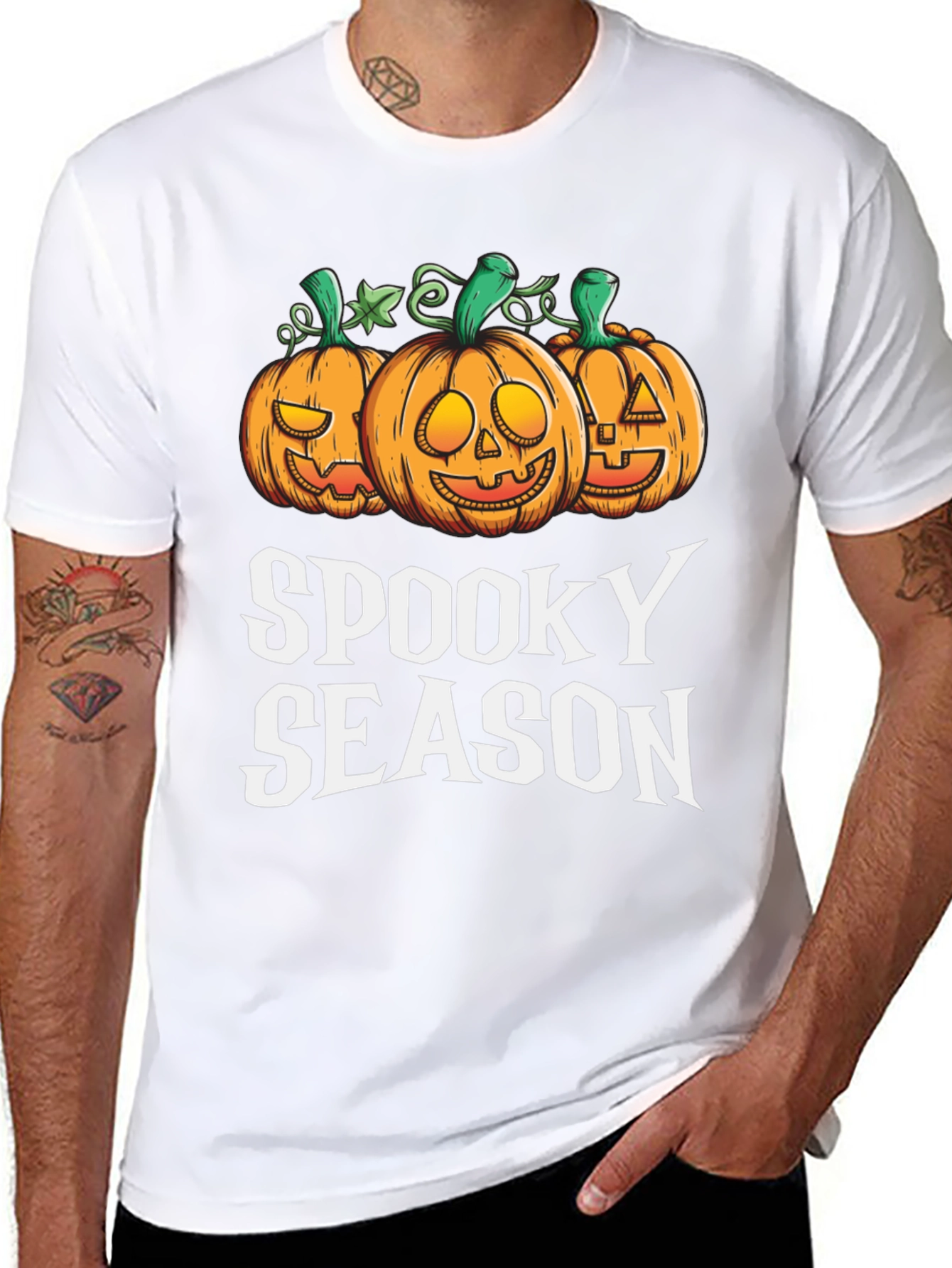 Spooky Season Pumpkin Halloween T-Shirt