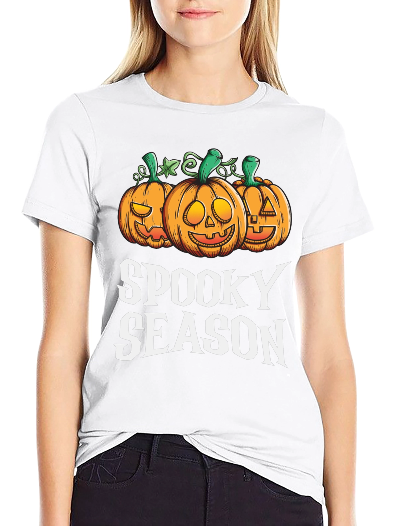 Spooky Season Pumpkin Halloween T-Shirt