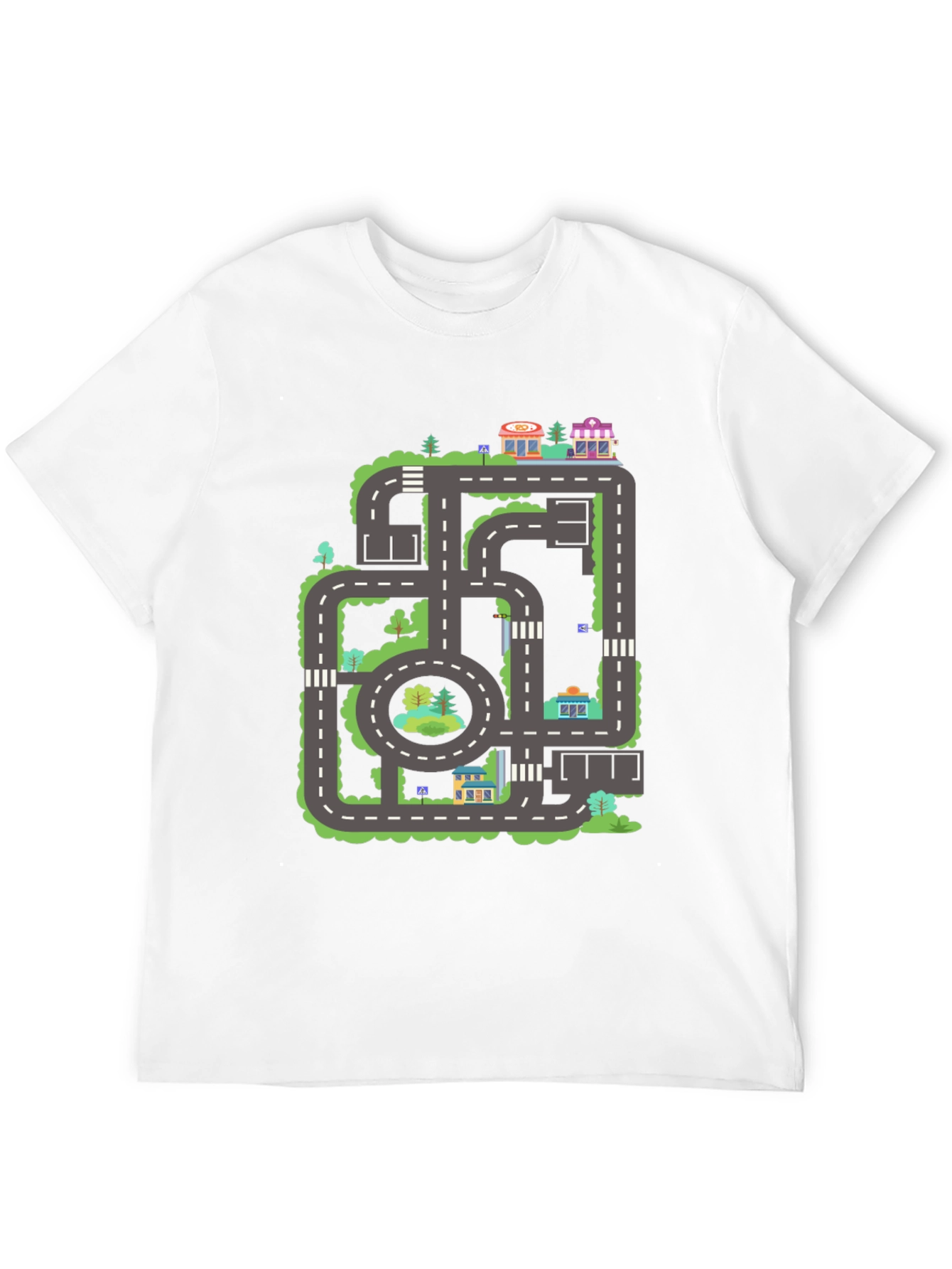 Road Map T-Shirt - City Adventure Tee