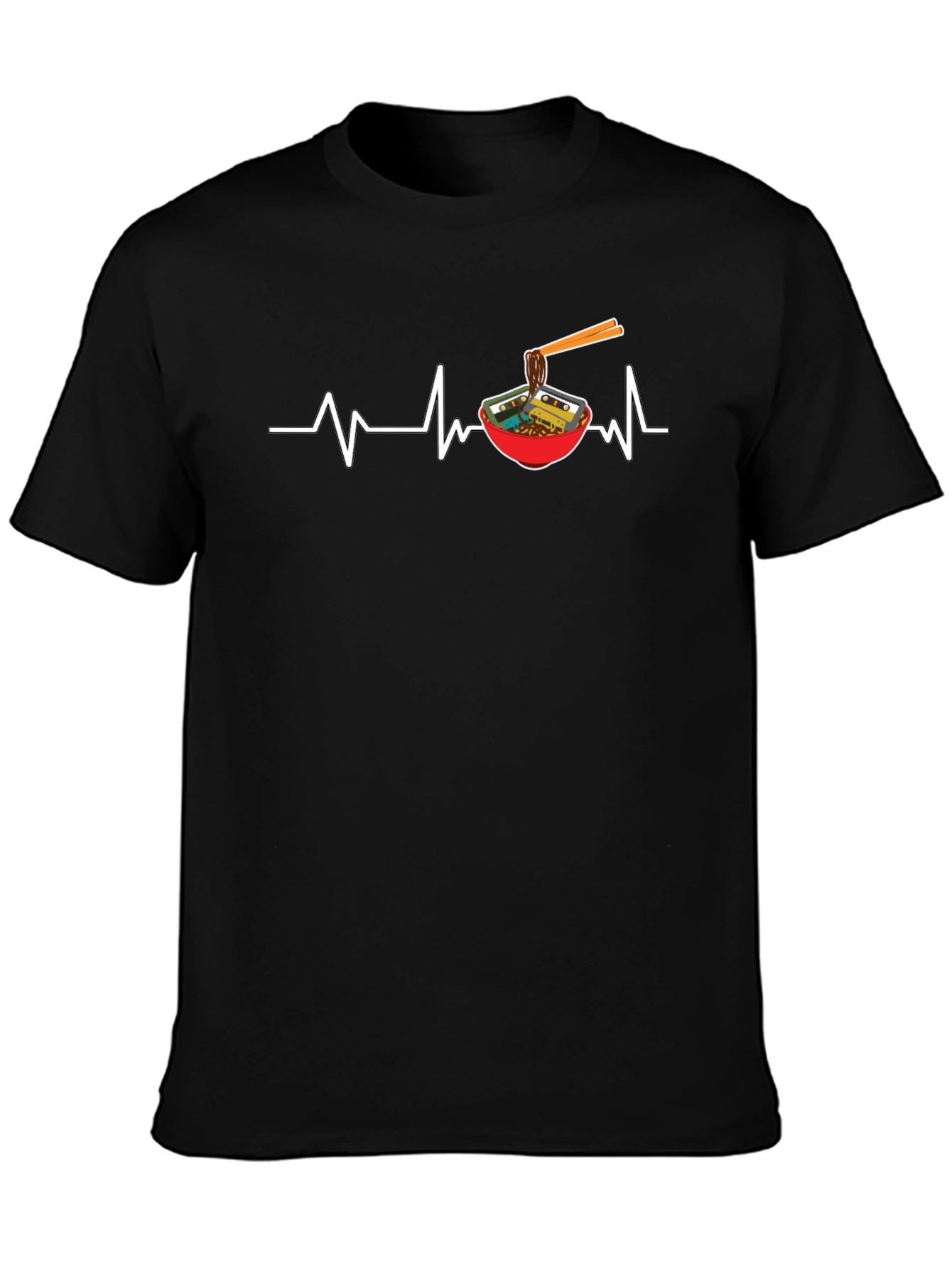 Ramen Heartbeat Graphic Tee