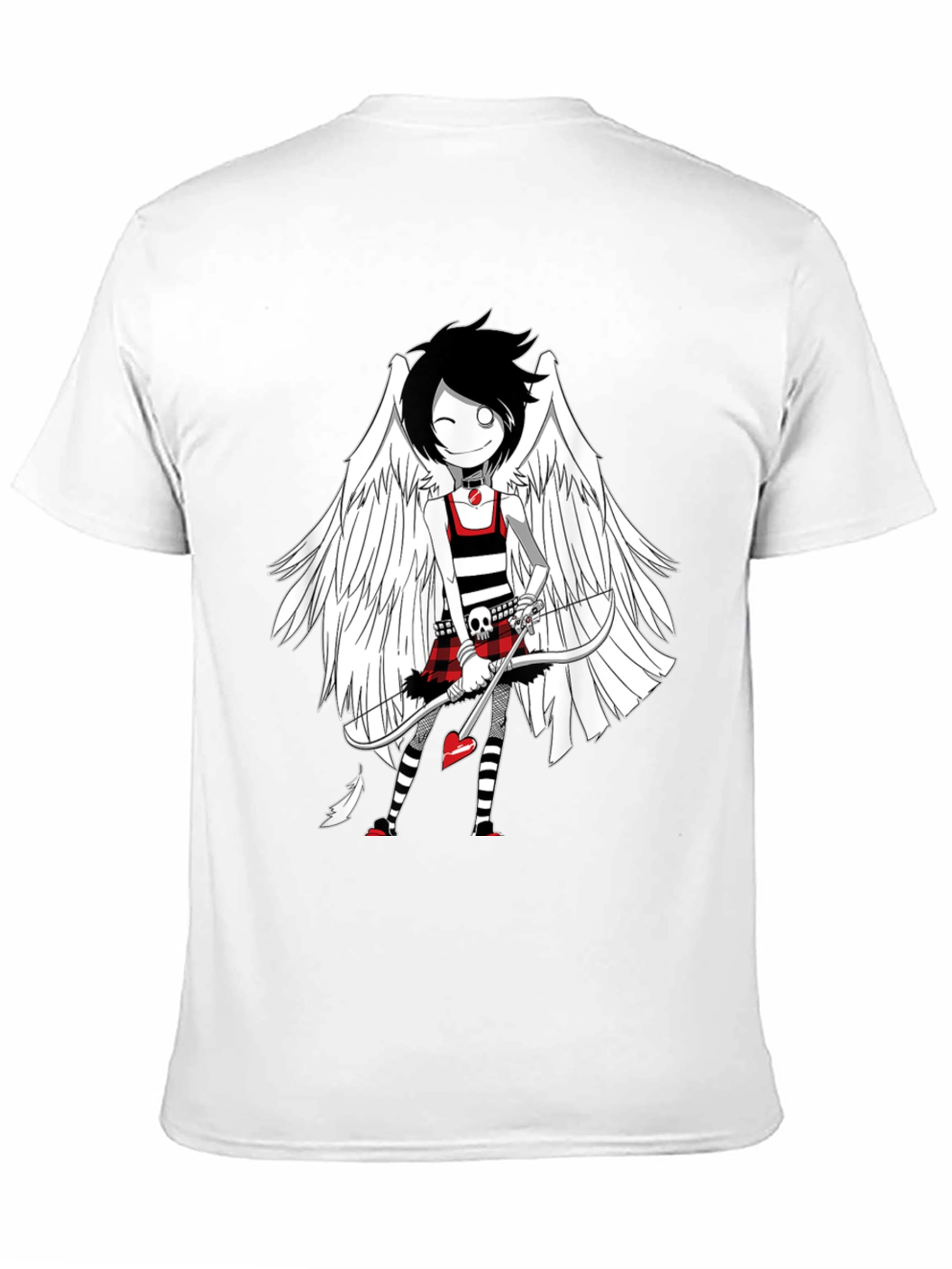 Emo Cupid T-Shirt - Unique Graphic Tee