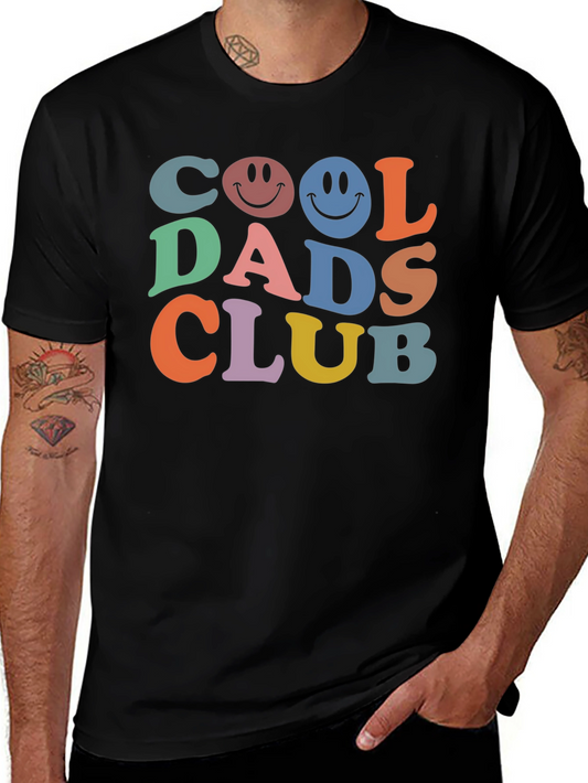 Cool Dads Club Graphic Tee - Trendy Retro Style