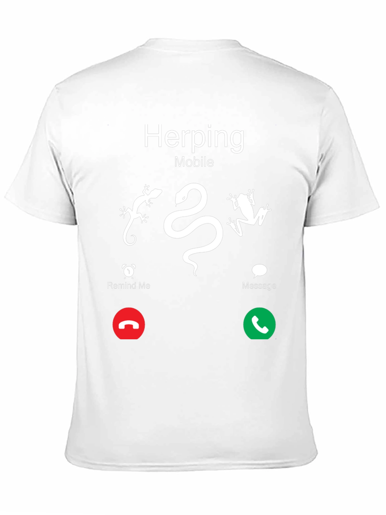 Herping Mobile T-Shirt - Reptile & Amphibian Lover Tee