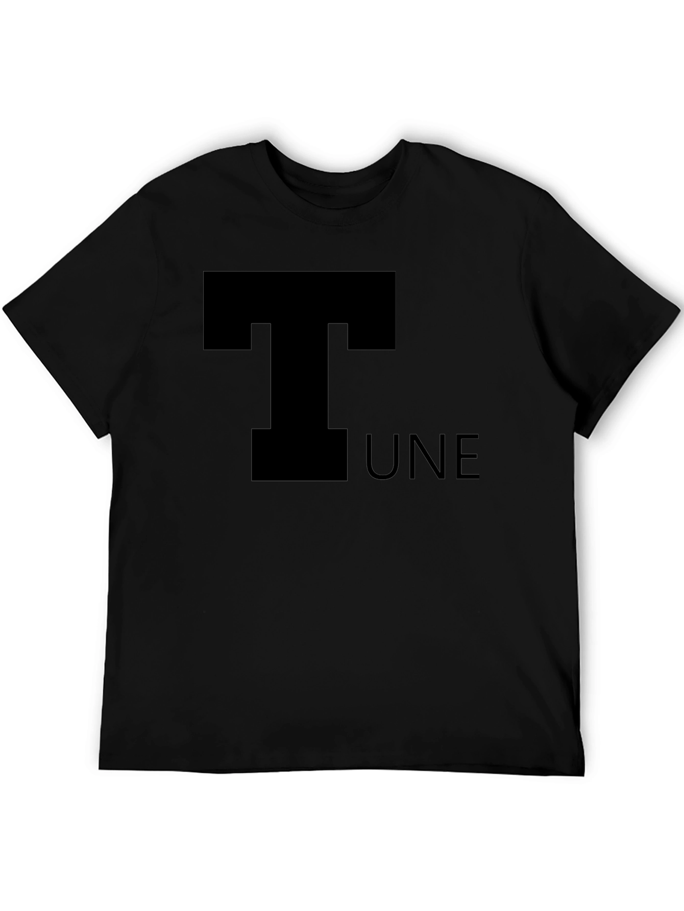 T-UNE Black Graphic Tee