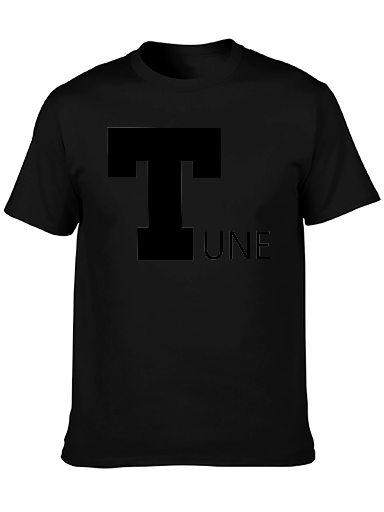 T-UNE Black Graphic Tee