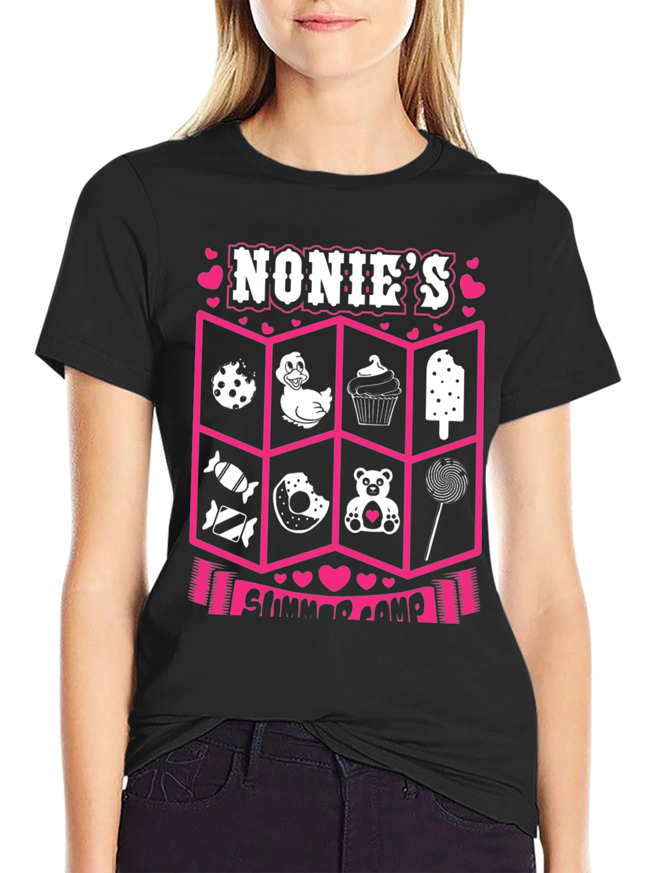 Nonies Summer Camp Graphic T-Shirt