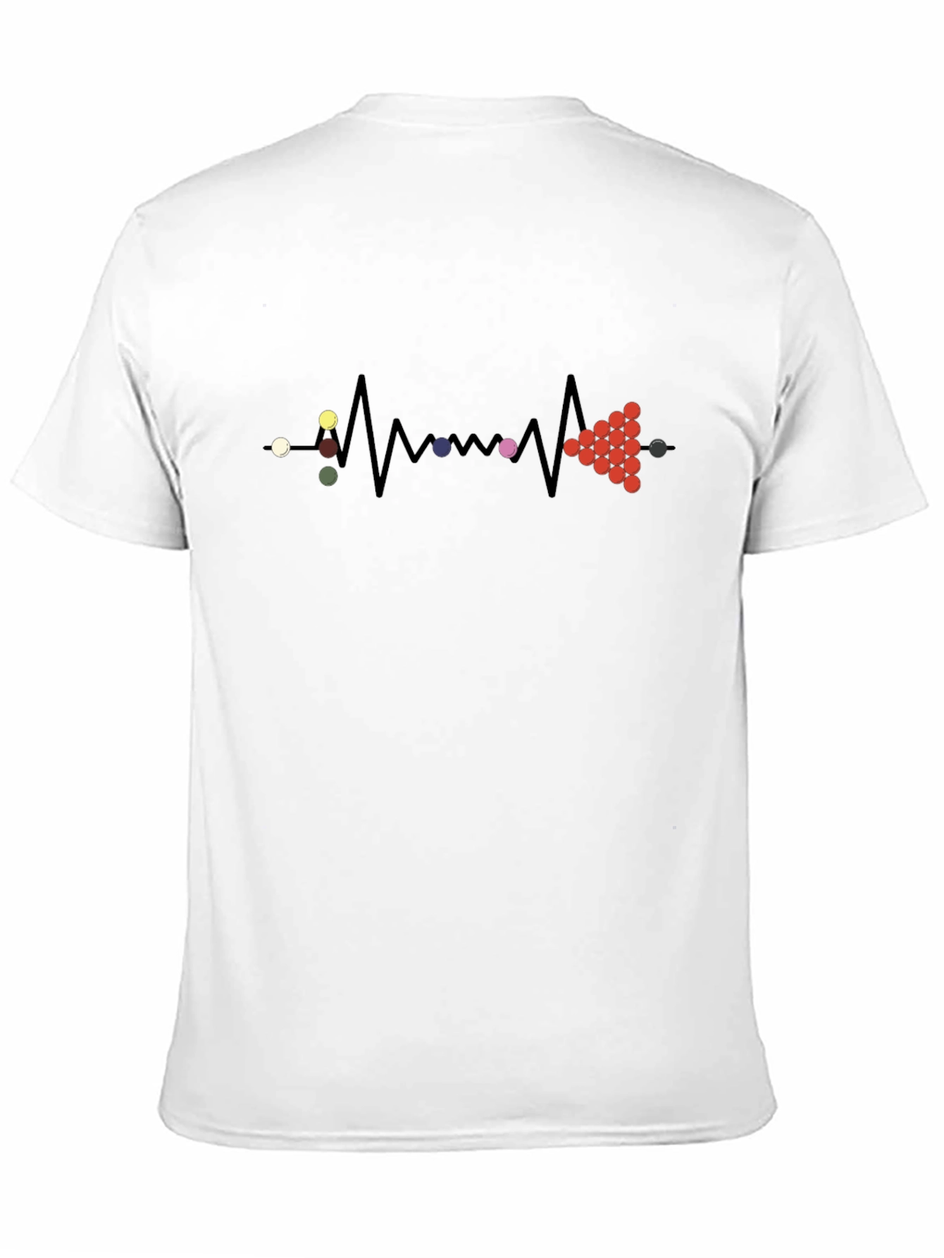 Snooker Heartbeat T-Shirt - Billiards Passion
