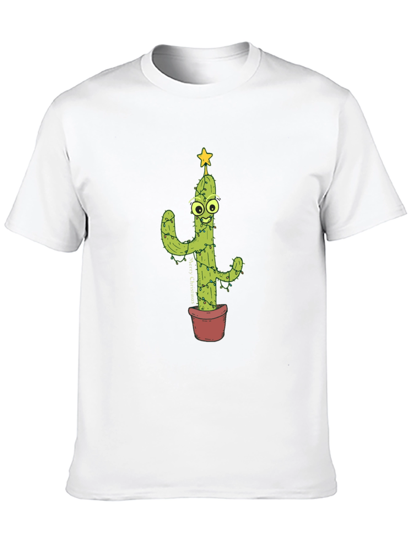 Festive Cactus Christmas Tee