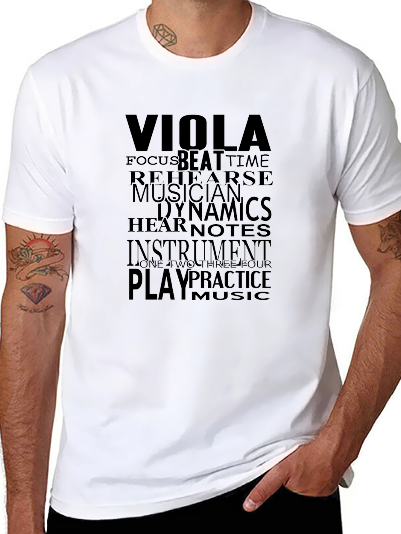 Viola Music T-Shirt - Musician Tee