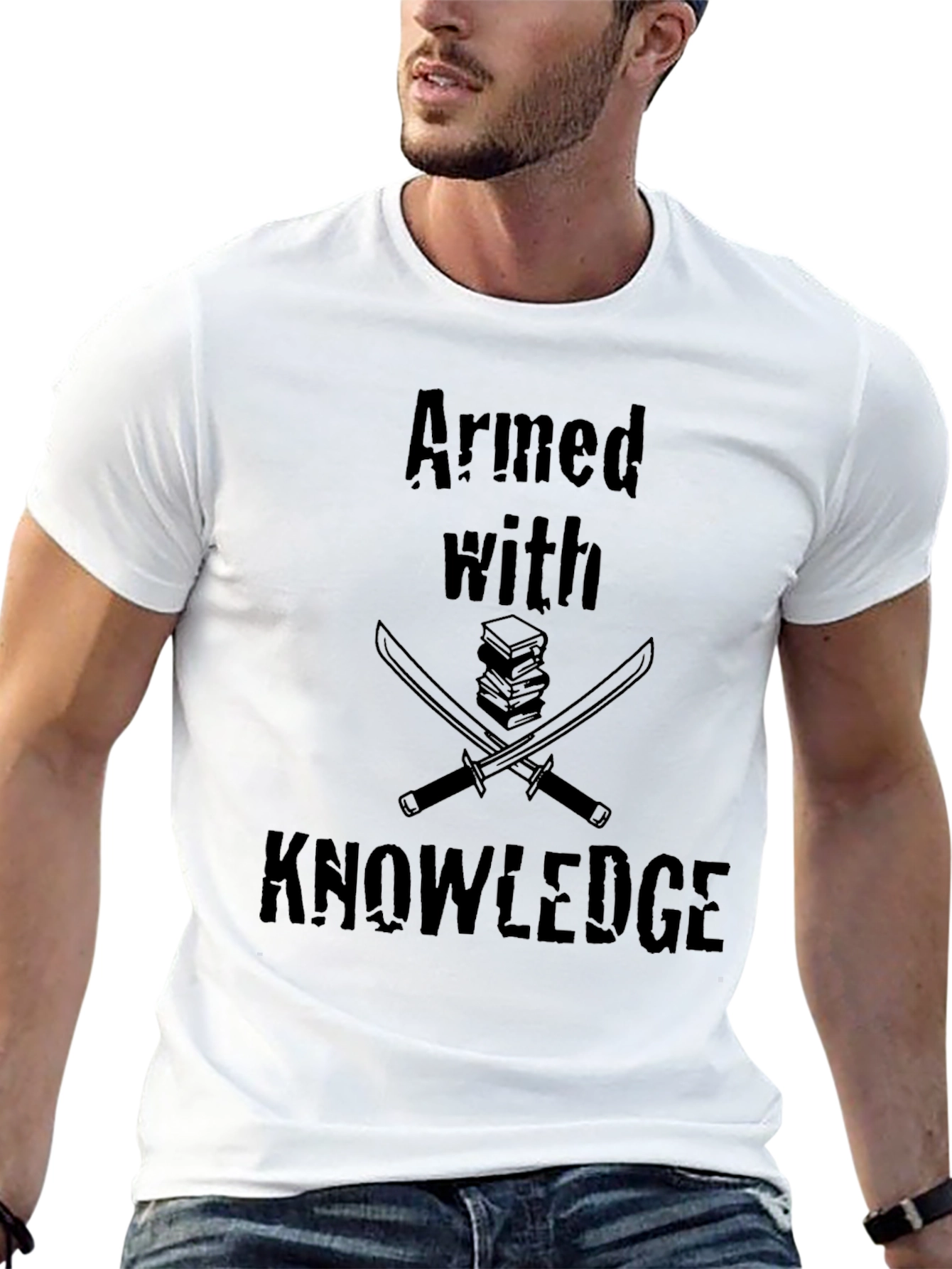 Armed with Knowledge Graphic T-Shirt