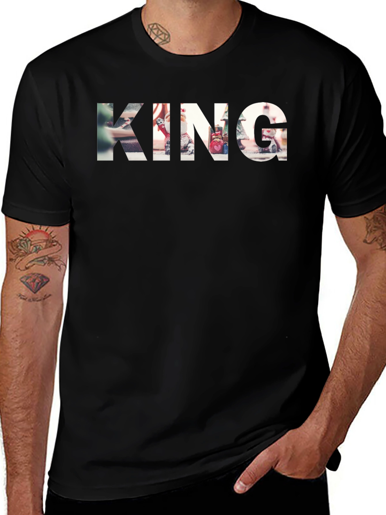 KING Graphic Black T-Shirt