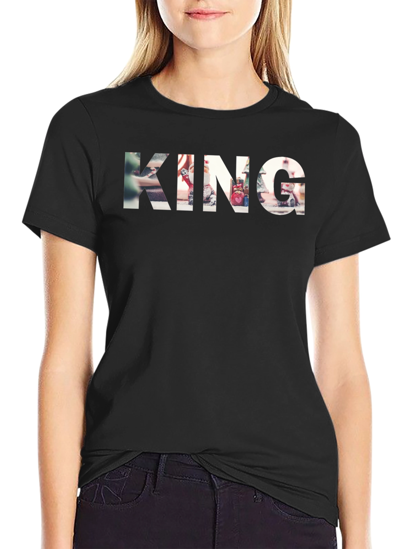 KING Graphic Black T-Shirt