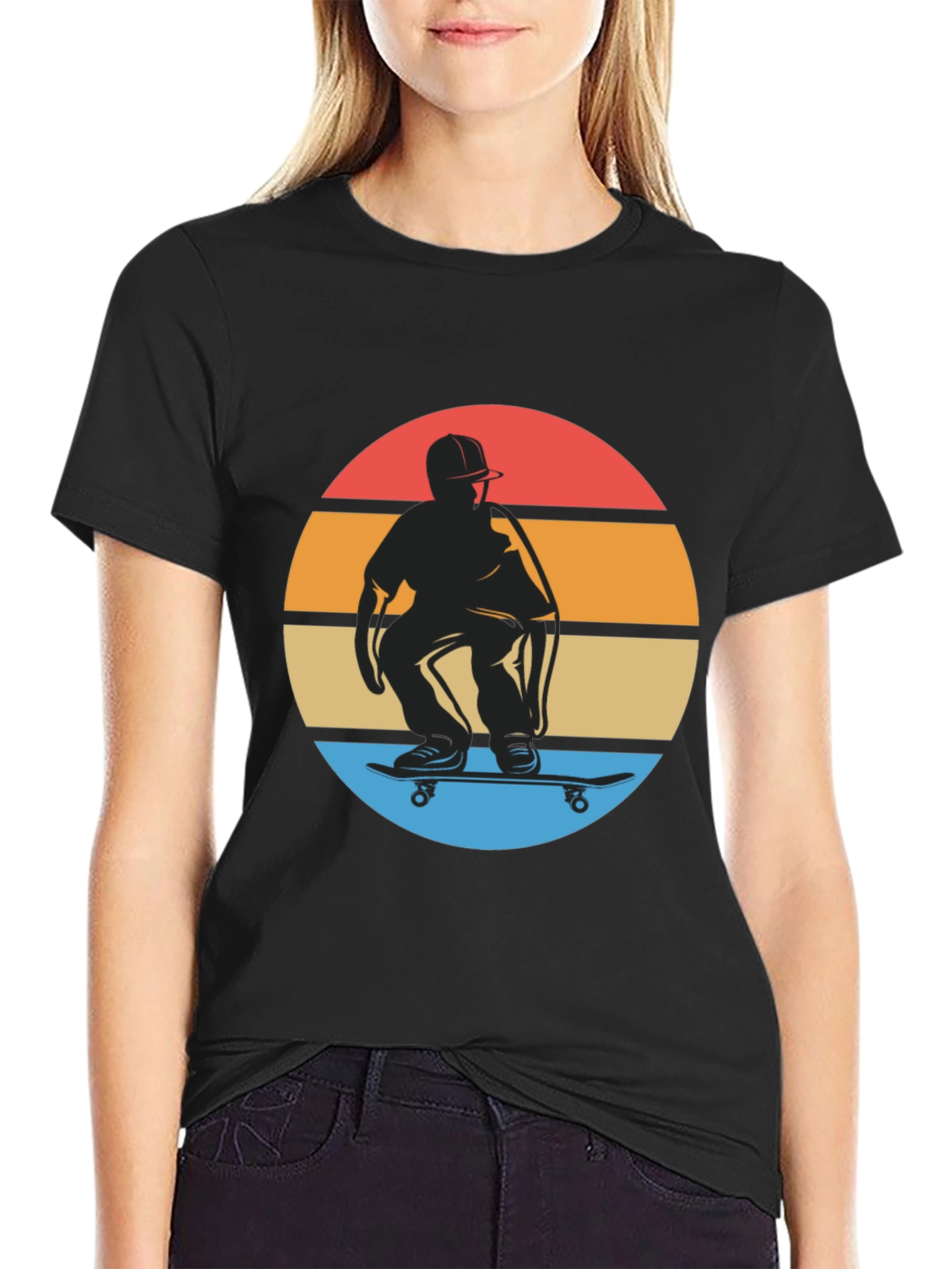 Retro Skateboarder Graphic Tee