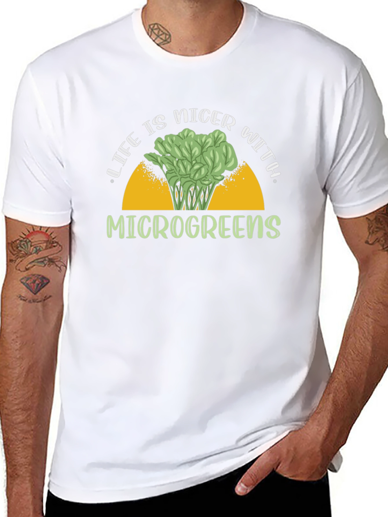 Microgreens Graphic T-Shirt - Life is Nicer