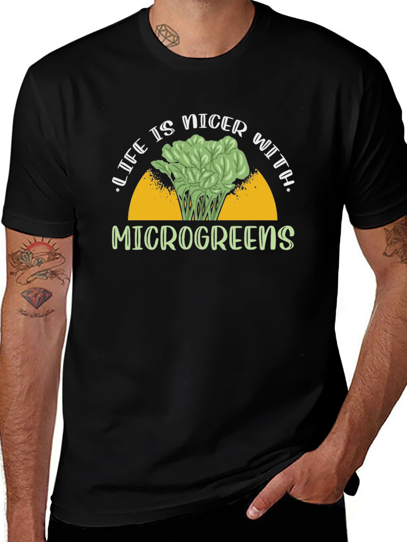 Microgreens Graphic T-Shirt - Life is Nicer