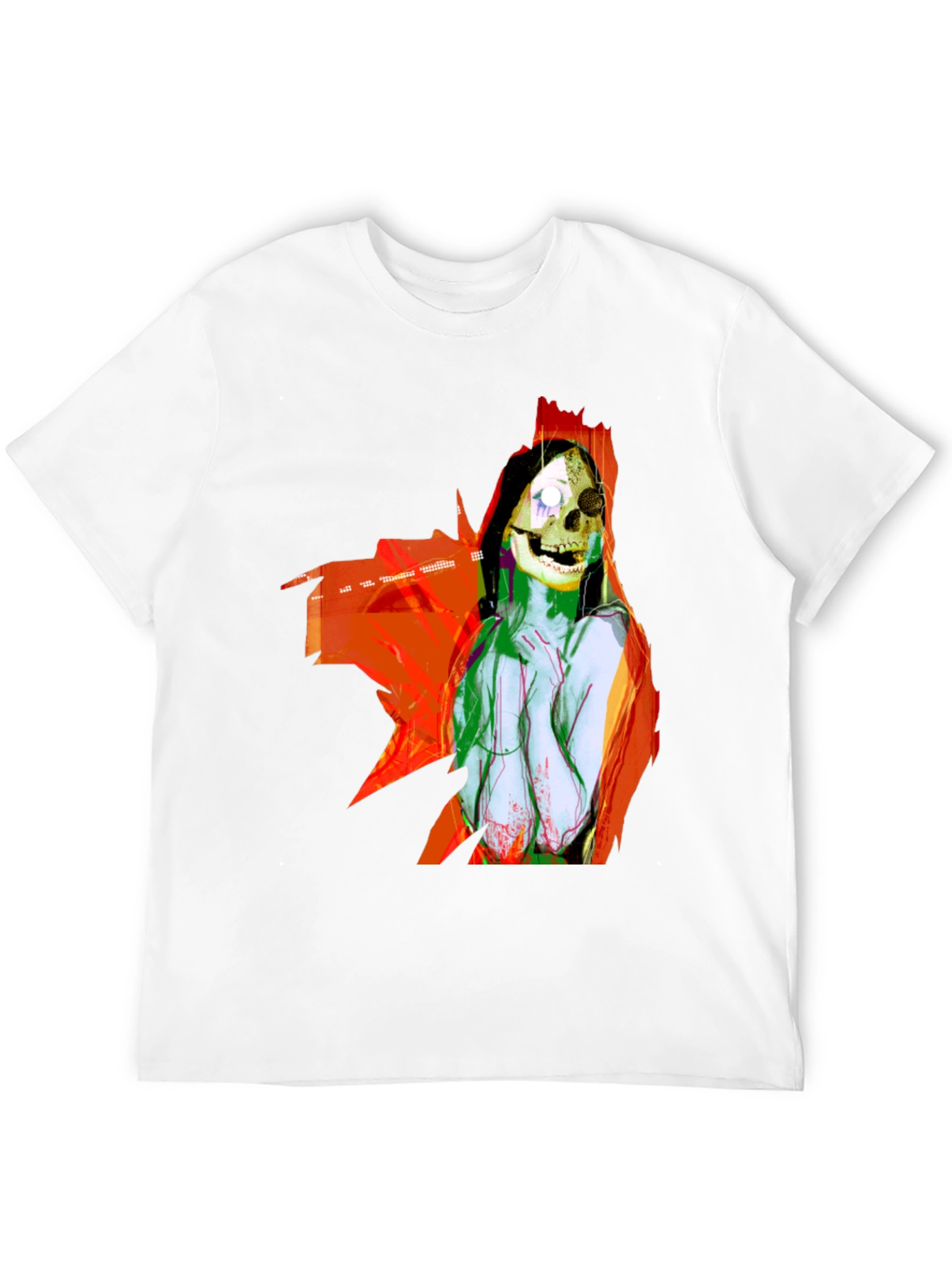 Skull Woman Graphic T-Shirt