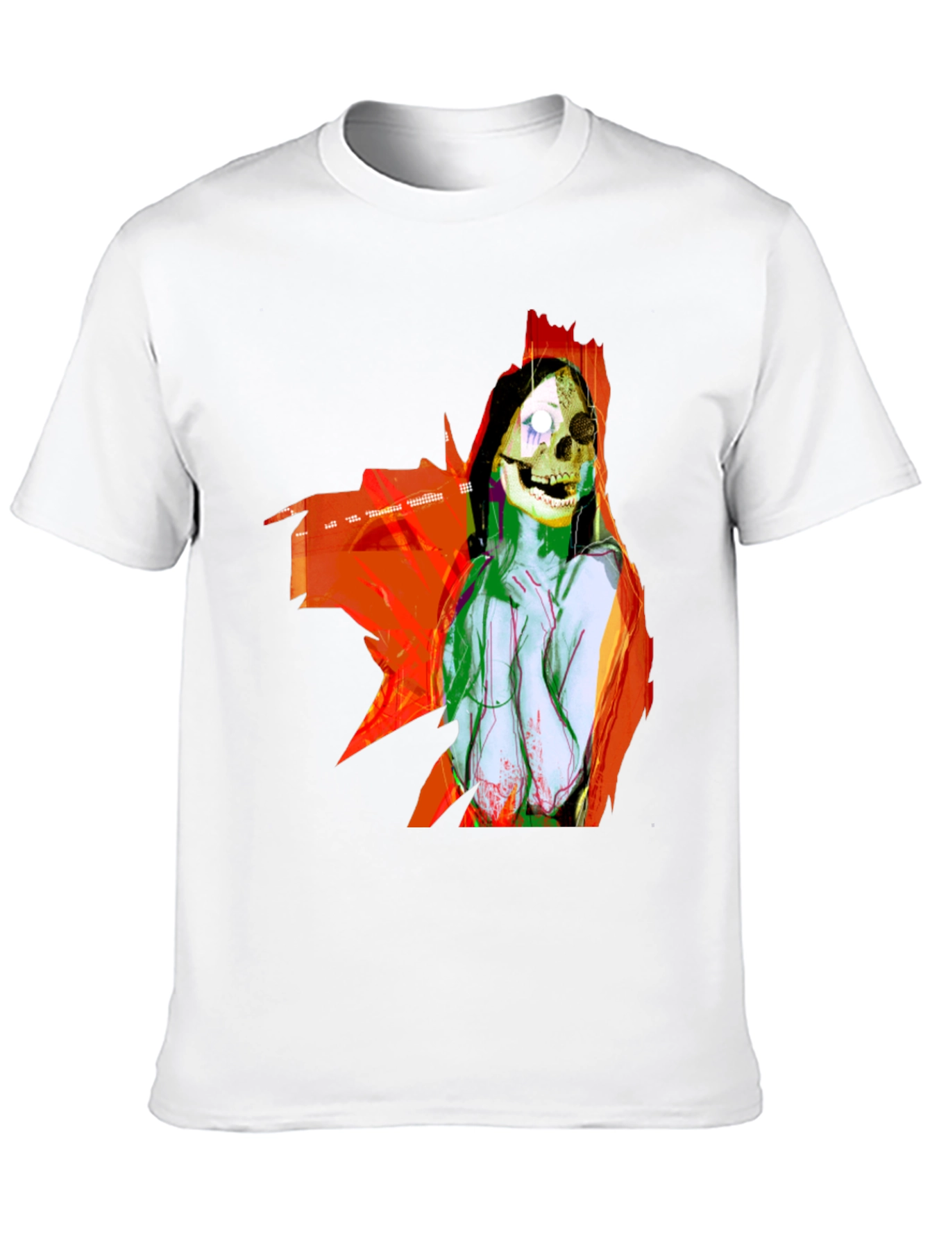 Skull Woman Graphic T-Shirt