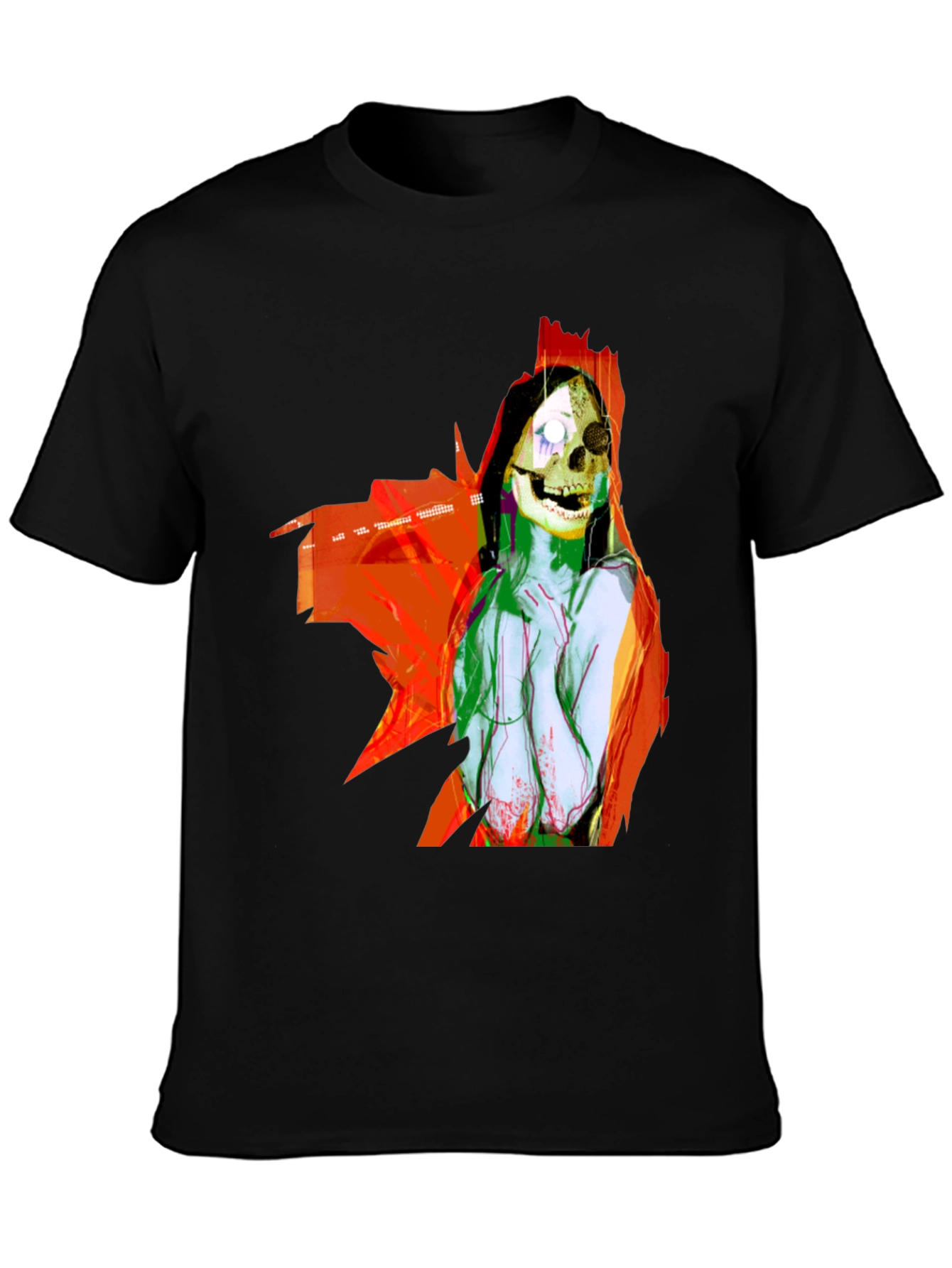 Skull Woman Graphic T-Shirt