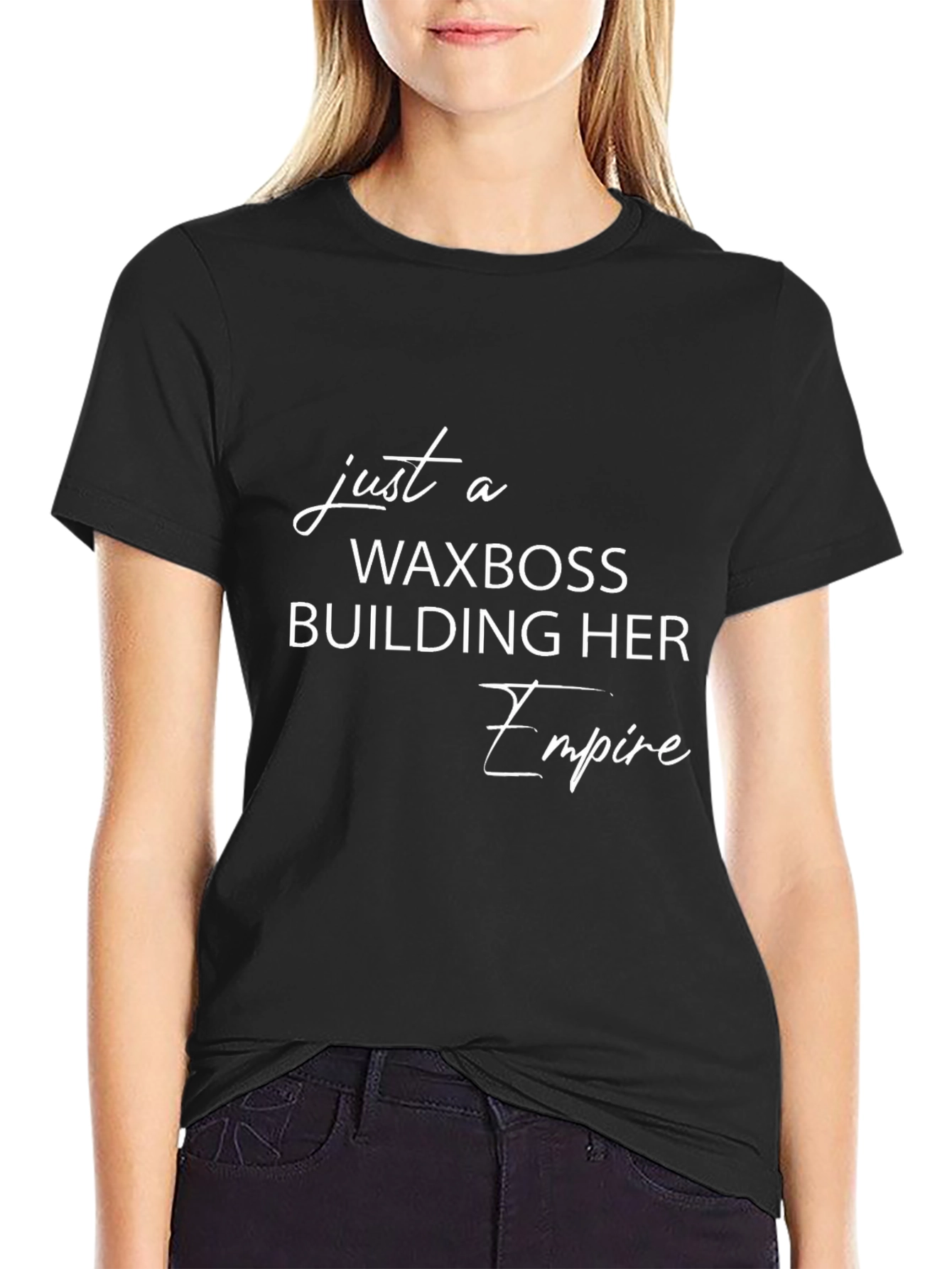 Waxboss Building Her Empire Black T-Shirt