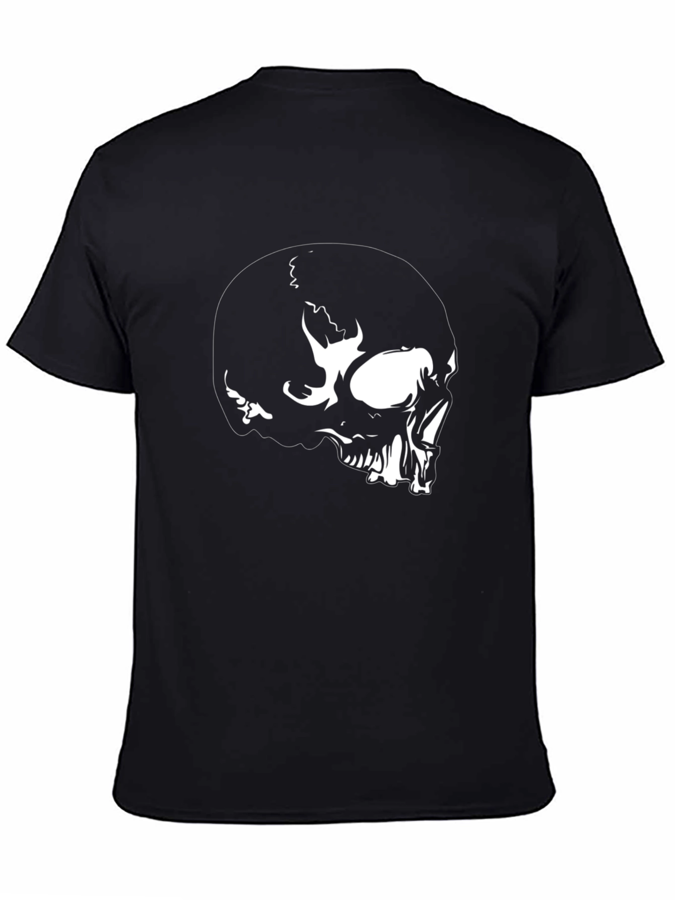 Skull Graphic Black T-Shirt for Men
