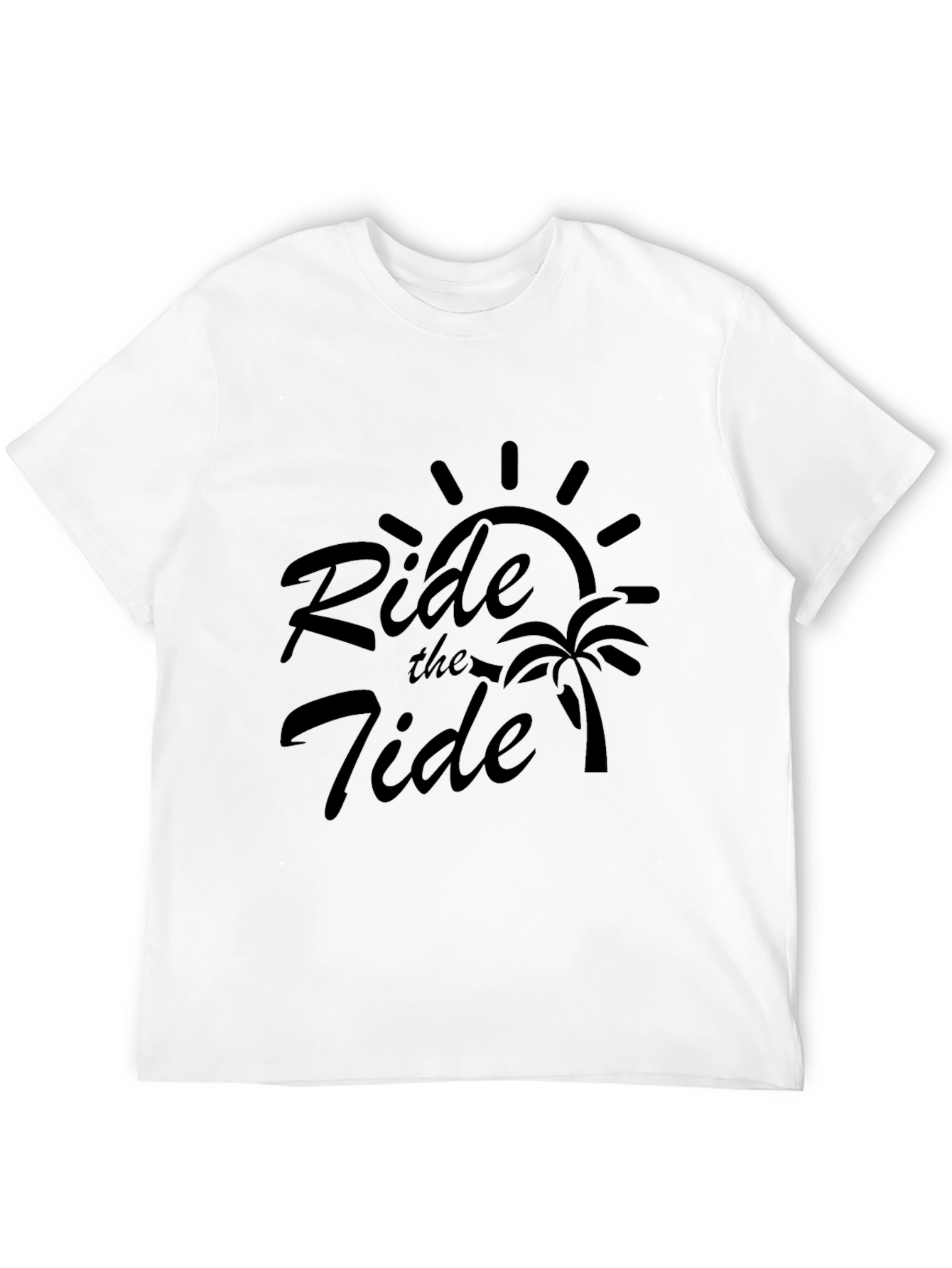 Ride the Tide Graphic Tee - Black