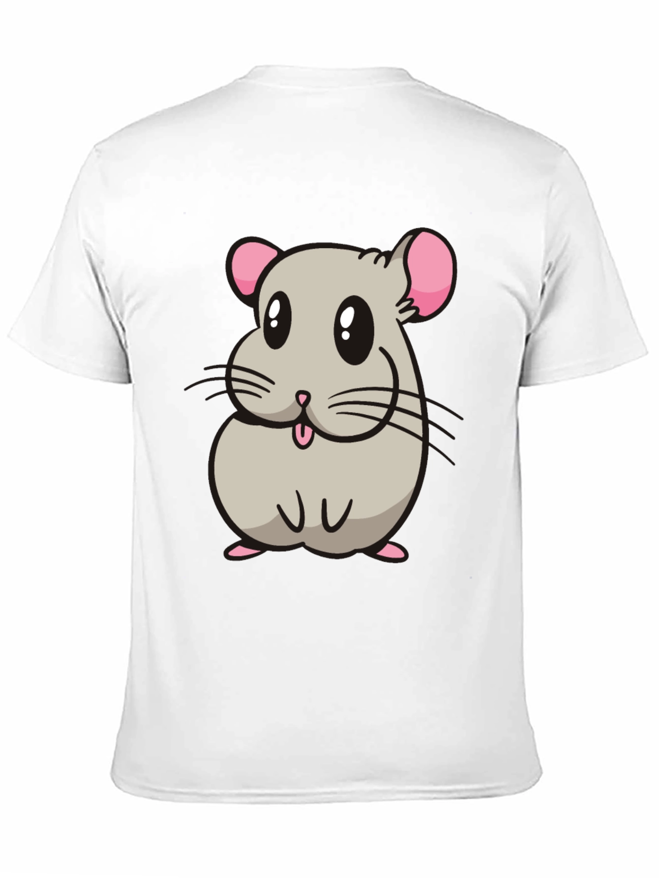 Cute Hamster Cartoon Graphic T-Shirt
