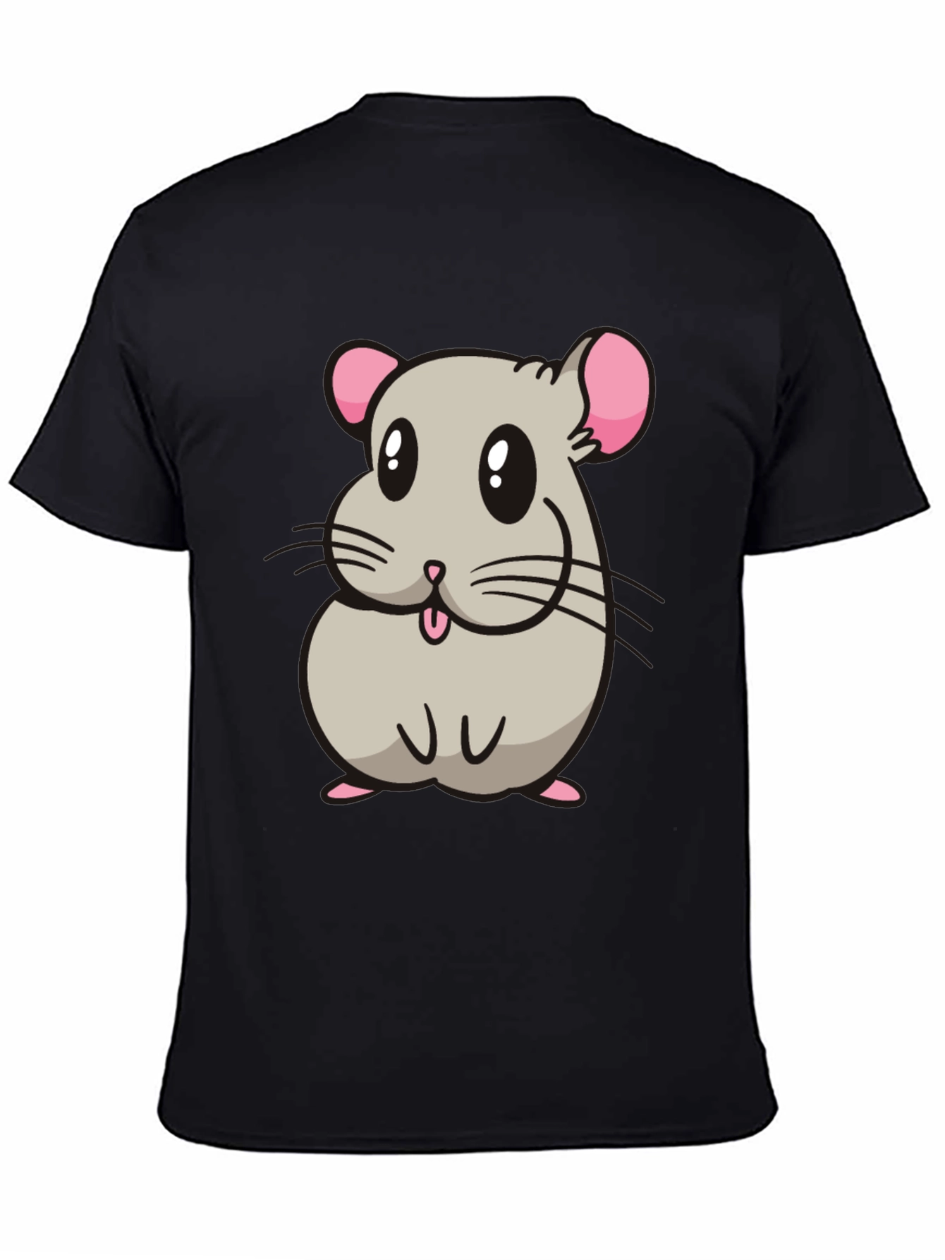 Cute Hamster Cartoon Graphic T-Shirt