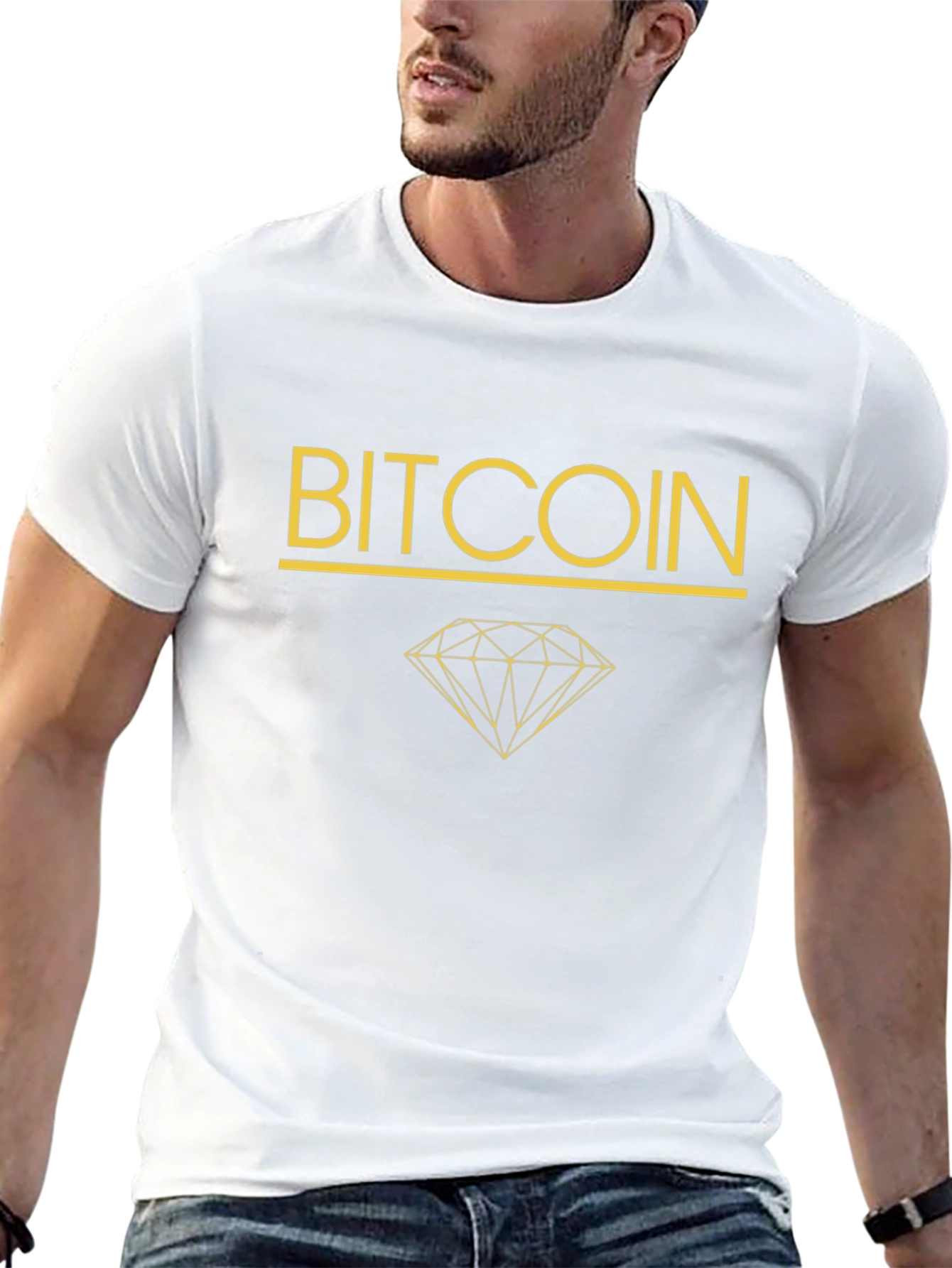 Bitcoin Diamond Graphic Tee - Crypto Fan Apparel